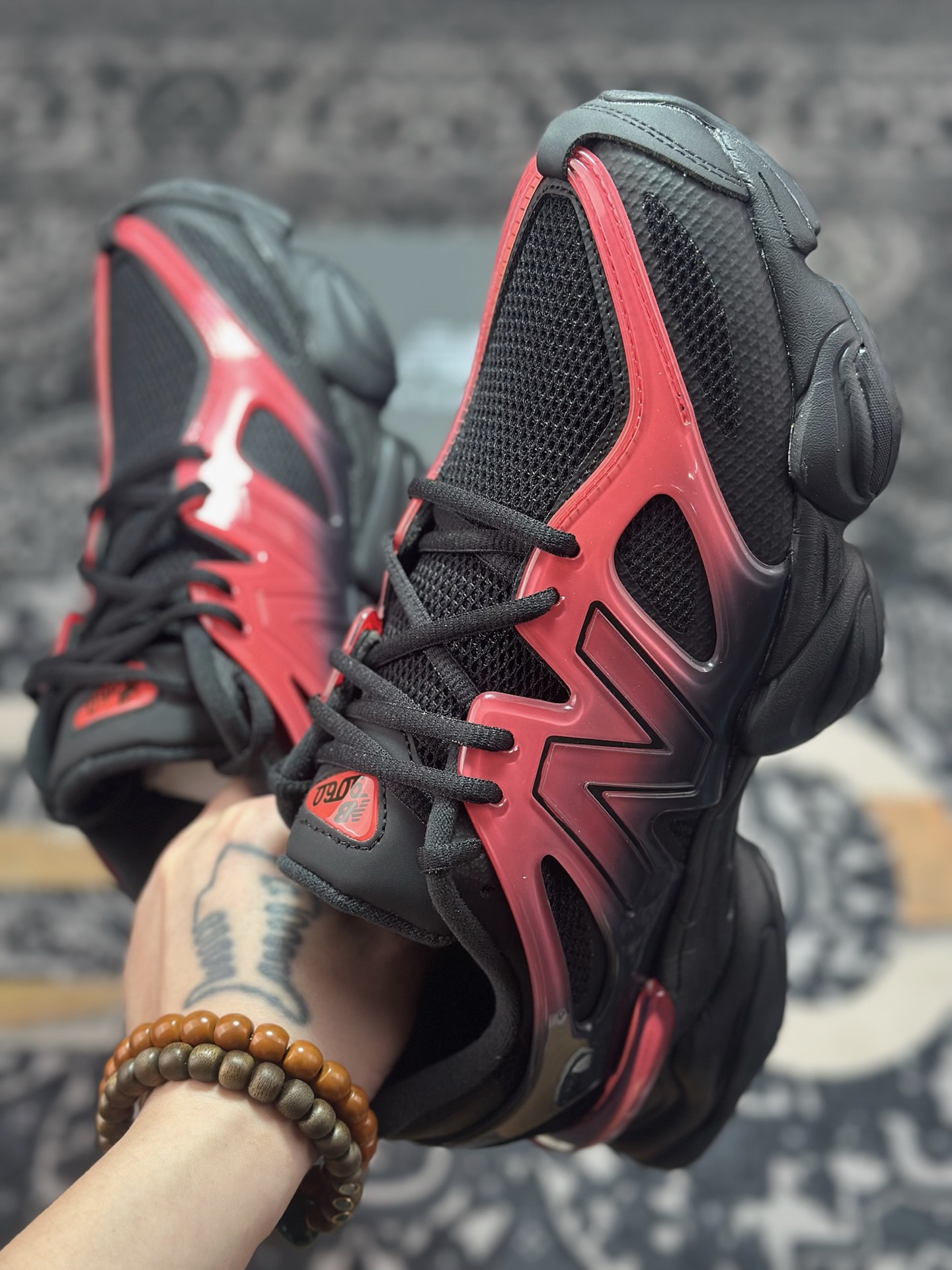 原装级别 New Balance NB 9060 黑红色 U9060IDZ