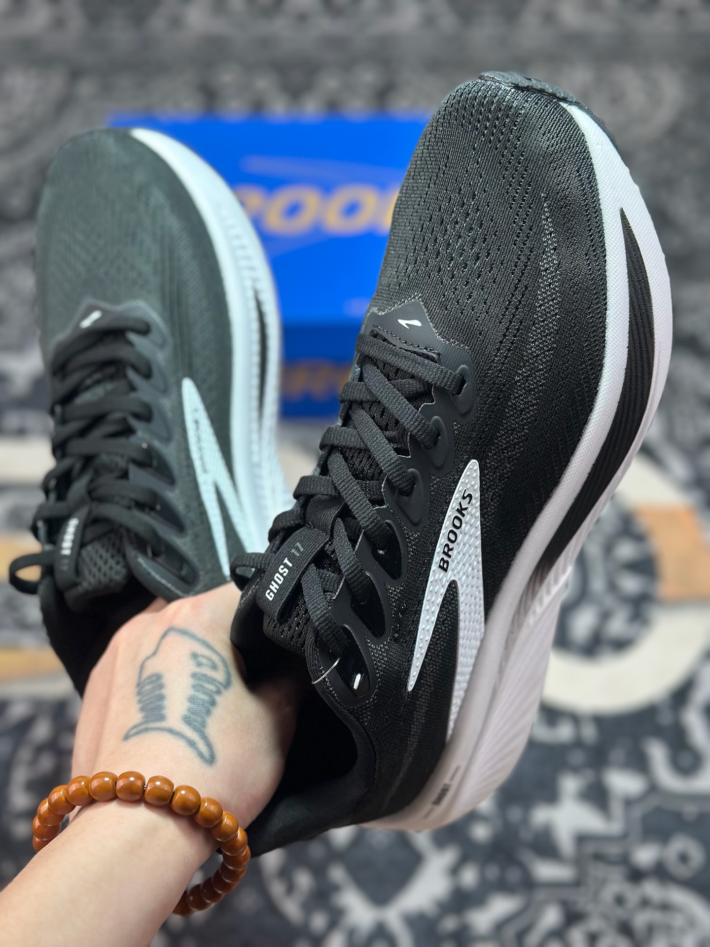 原厂级别 Brooks Ghost 17 布鲁克斯 减震竞速马拉松专业跑鞋 110442 1D 090