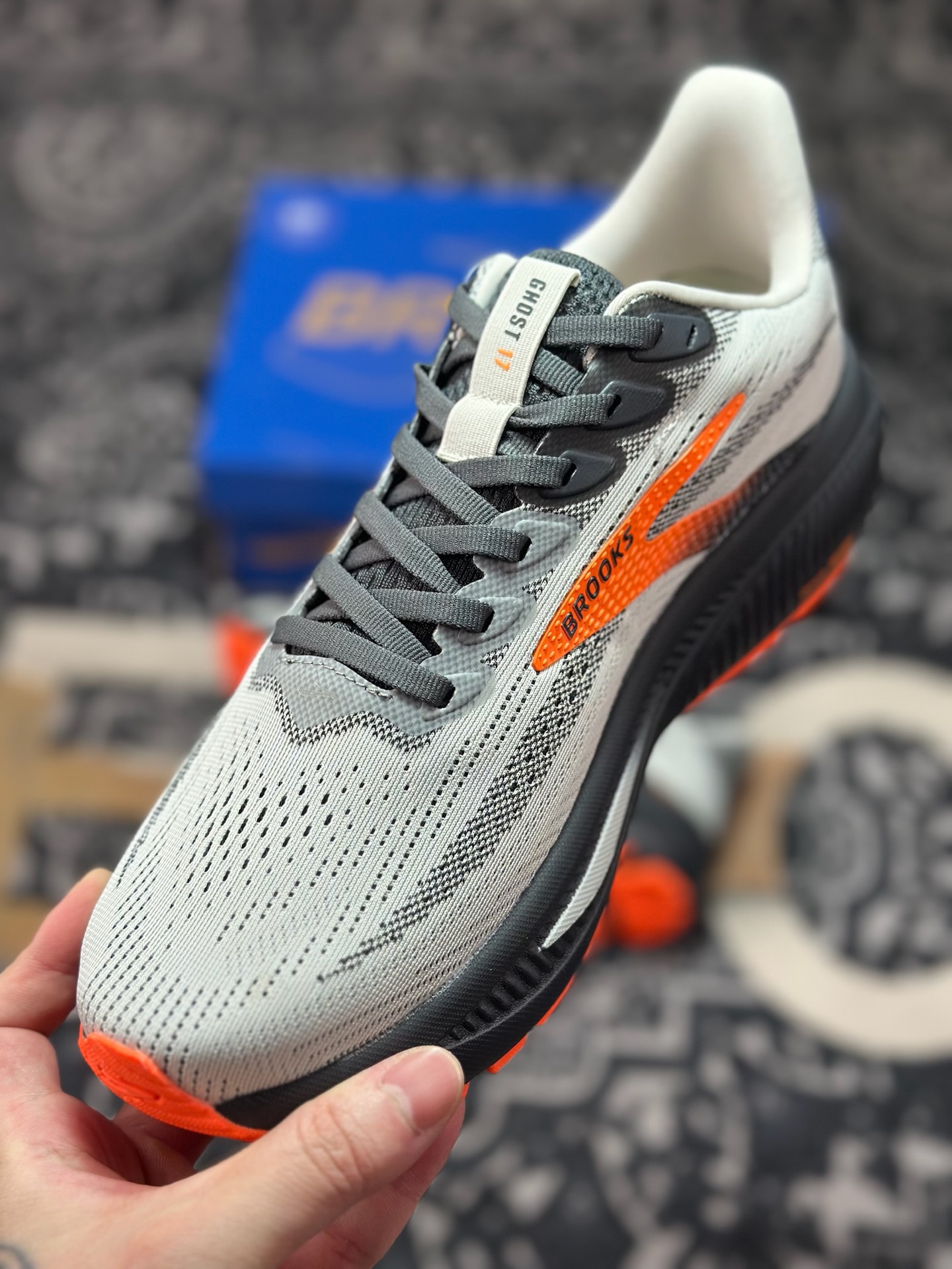 原厂级别 Brooks Ghost 17 布鲁克斯 减震竞速马拉松专业跑鞋 110442 1D 048