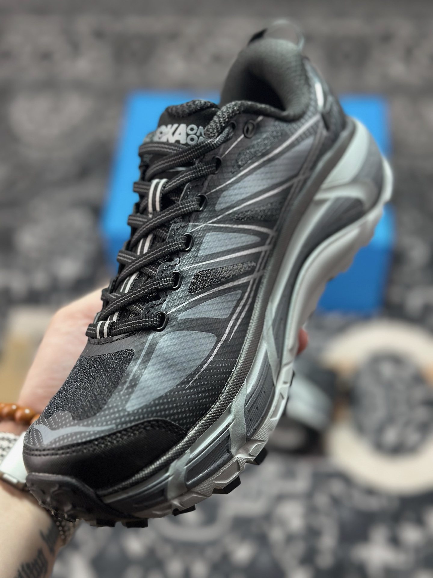 原装级别Hoka Mafate Speed Three 2 玛法特 超轻厚底轻量山地跑步鞋 1126851