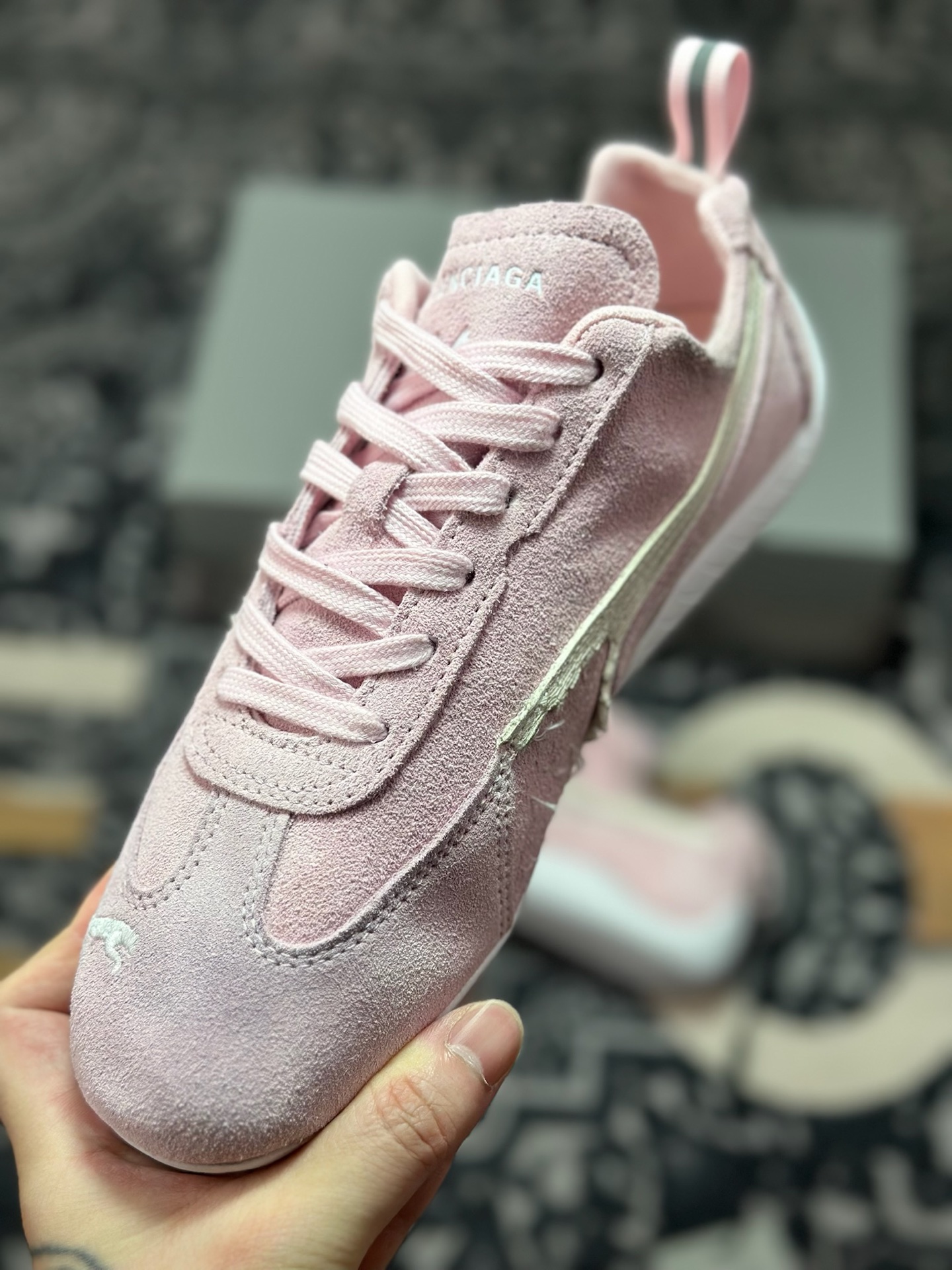 优选 原装级别Balenciaga x Puma 彪马 Speedcat 巴黎世家联名款低帮休闲鞋 406519-02