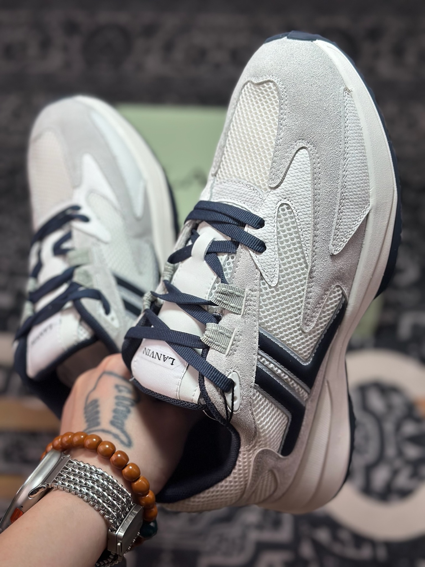 原装级别 LANVIN｜浪凡时尚休闲运动鞋 情侣款 LANVIN｜浪凡时尚休闲运动鞋