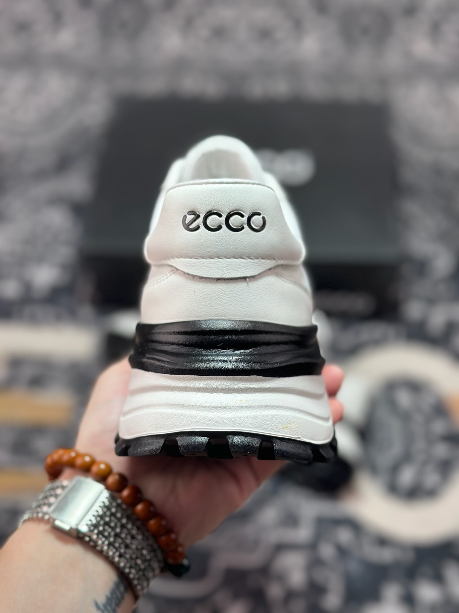 原装级别 Ecco爱步男鞋百搭运动鞋男款 四季款阿甘鞋休闲华夫鞋复古跑鞋