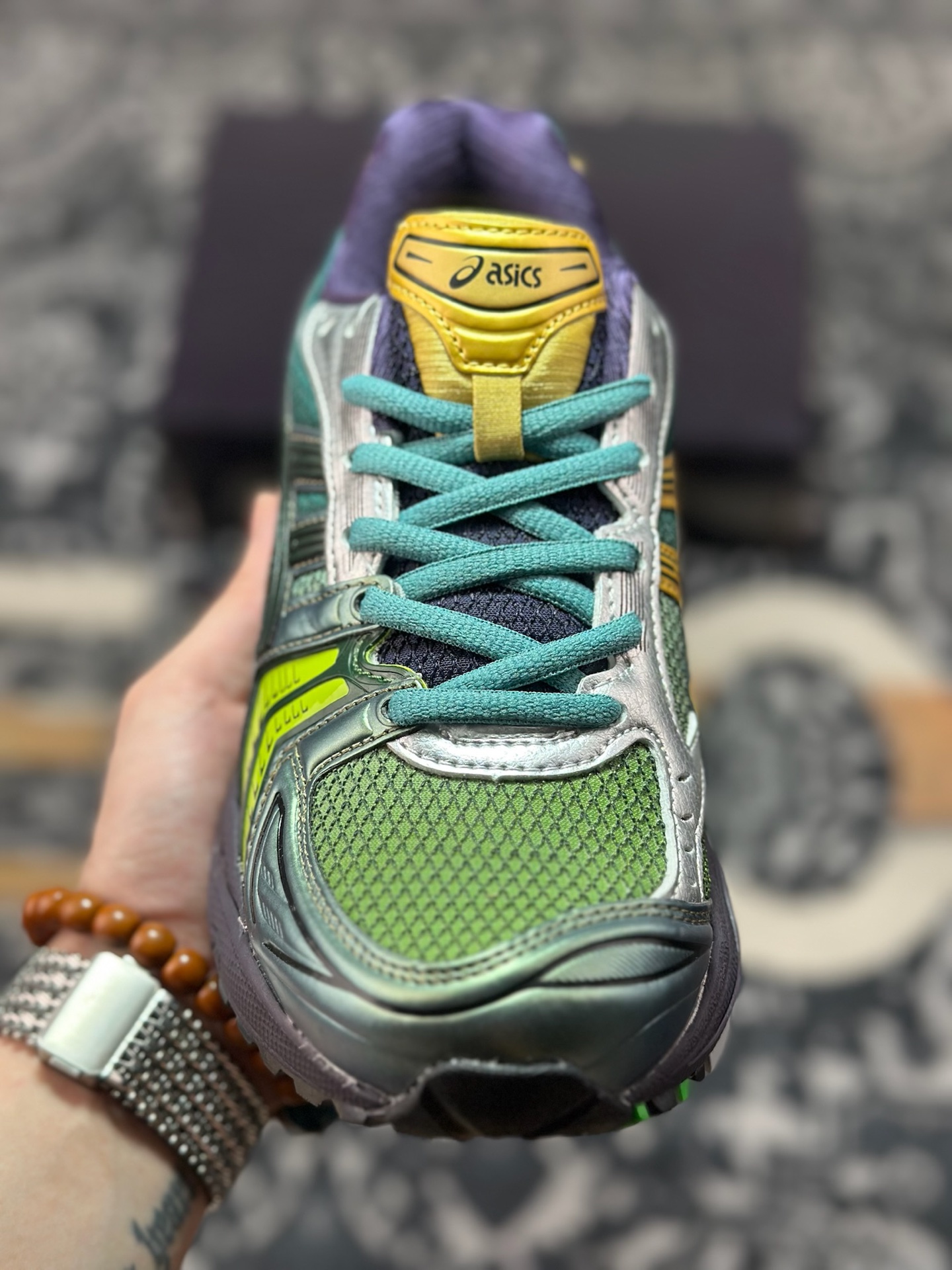 原装级别 Asics Gel-Nimbus 10.1 亚瑟士复古先锋潮流拼接休闲跑步鞋 1203A723-100