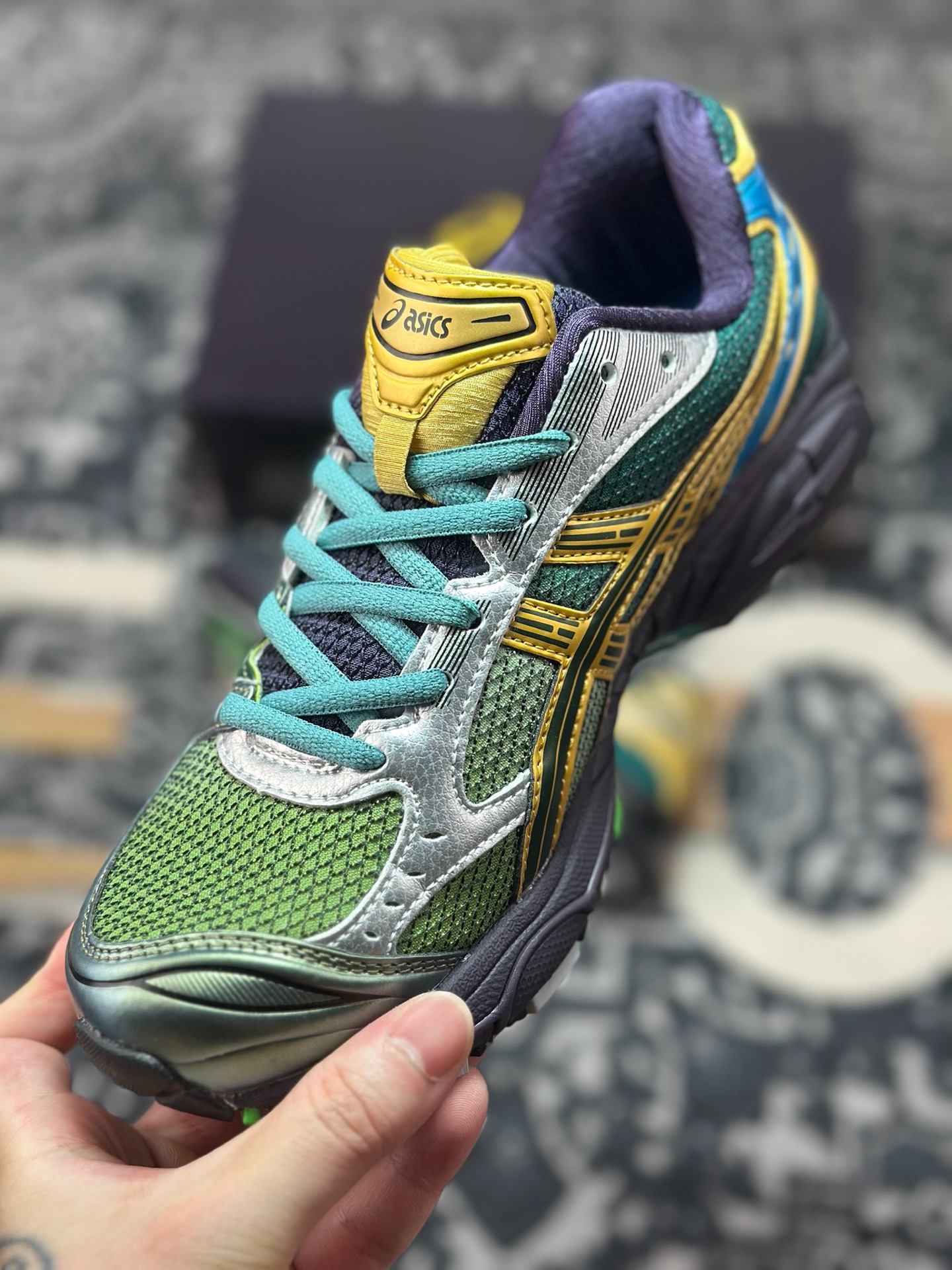 原装级别 Asics Gel-Nimbus 10.1 亚瑟士复古先锋潮流拼接休闲跑步鞋 1203A723-100