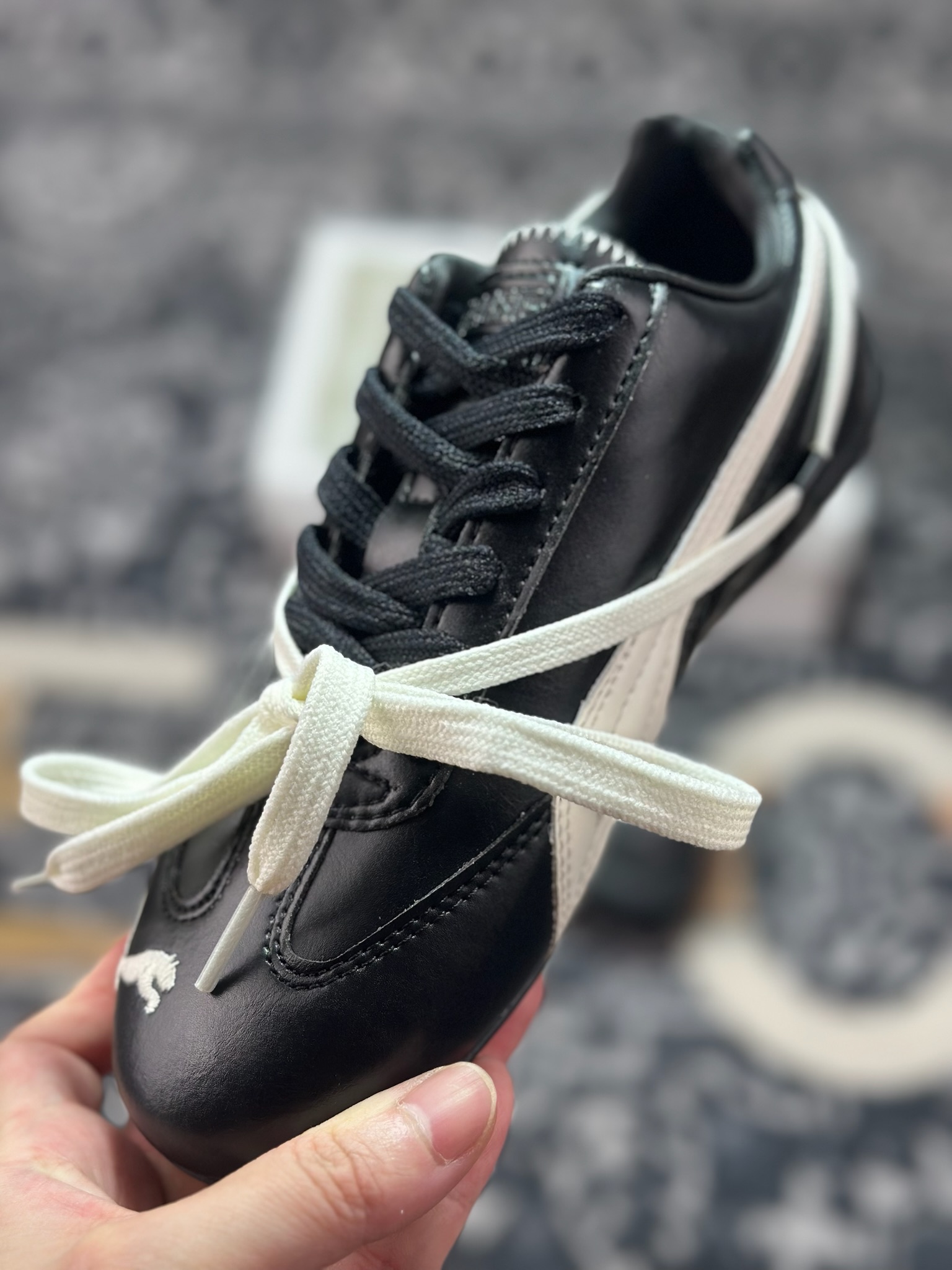 原装级别 Rose x Puma Speedcat 联名款 极速赛车系列彪马低帮生活休闲鞋 404390-01