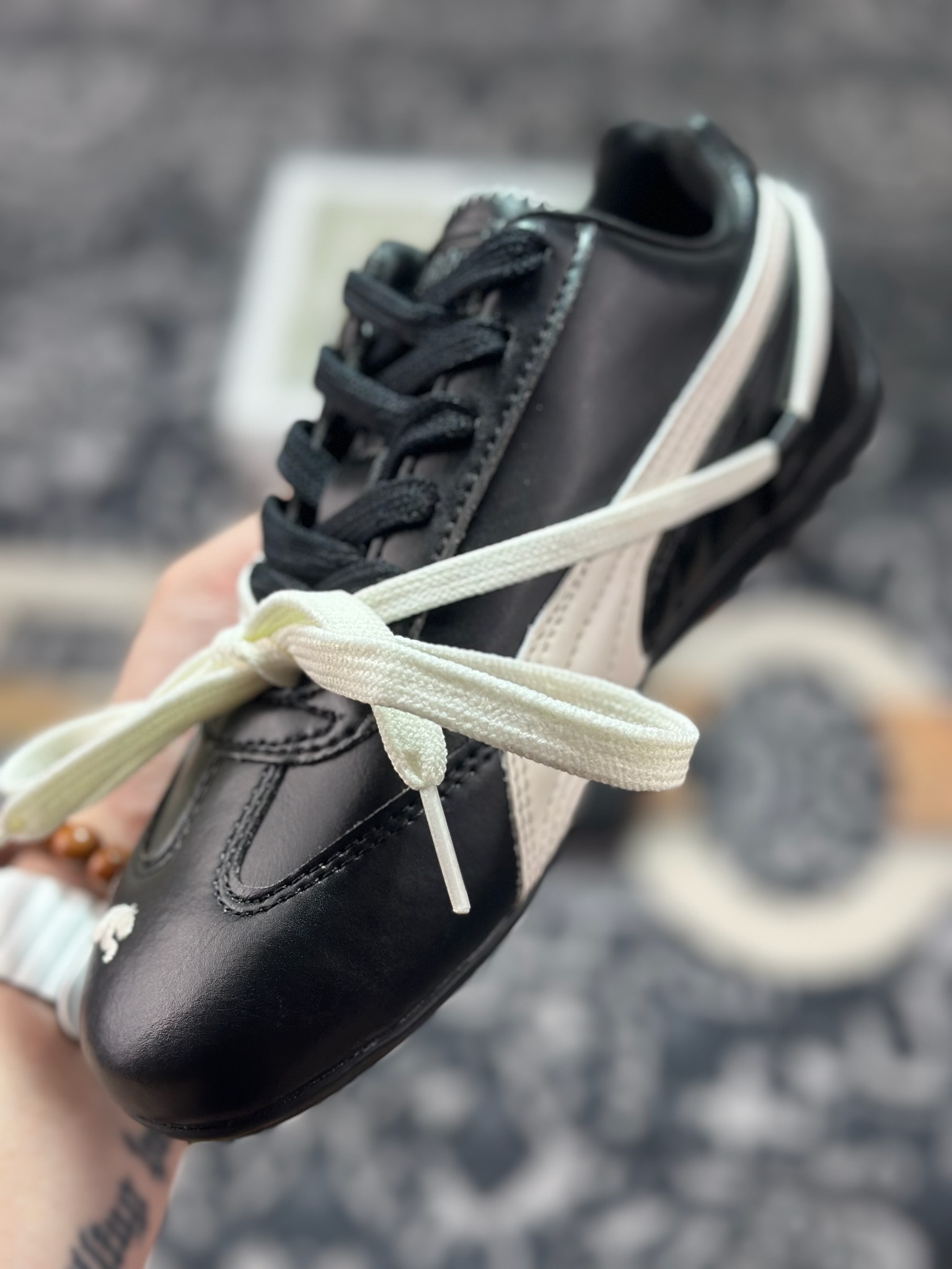 原装级别 Rose x Puma Speedcat 联名款 极速赛车系列彪马低帮生活休闲鞋 404390-01