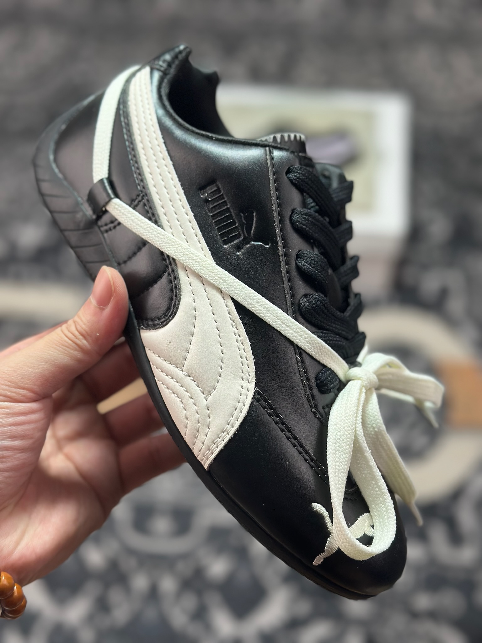 原装级别 Rose x Puma Speedcat 联名款 极速赛车系列彪马低帮生活休闲鞋 404390-01