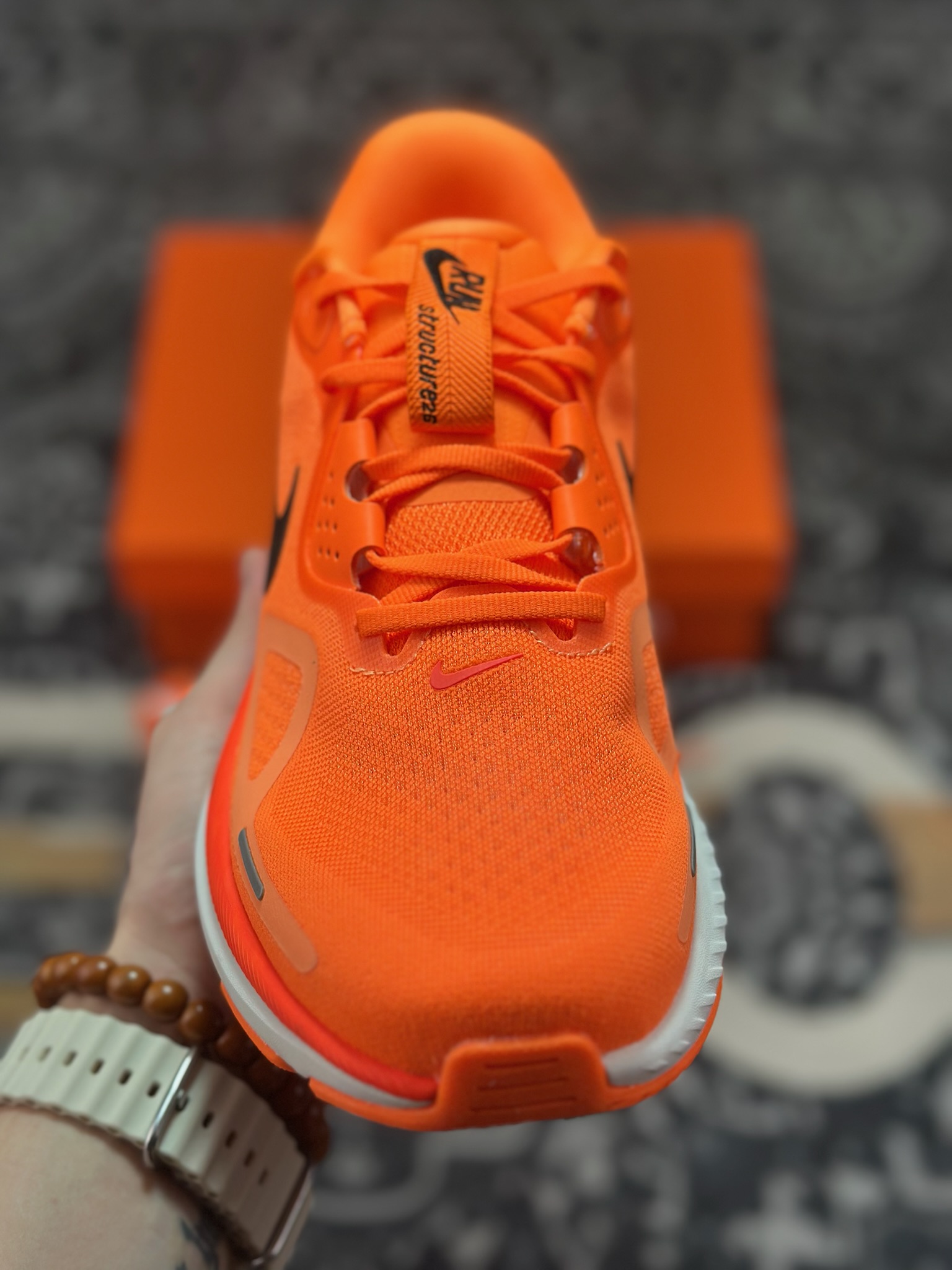 原厂级别NIKE STRUCTURE 26代登月系列网透面气 训跑练步鞋 HJ1102-800