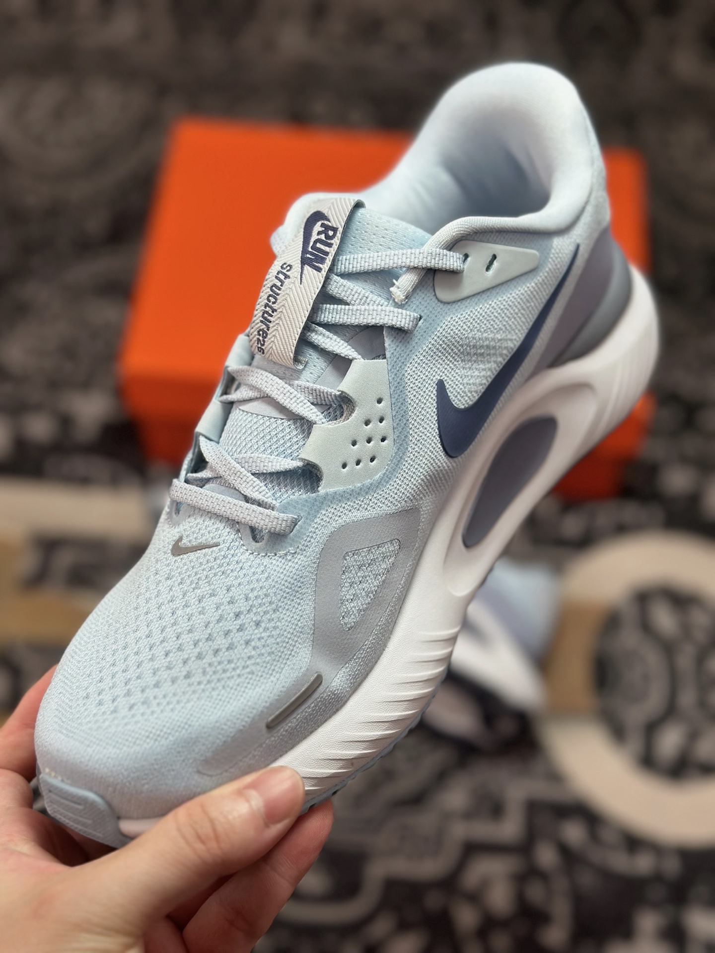 原厂级别NIKE STRUCTURE 26代登月系列网透面气 训跑练步鞋 HJ1102-401