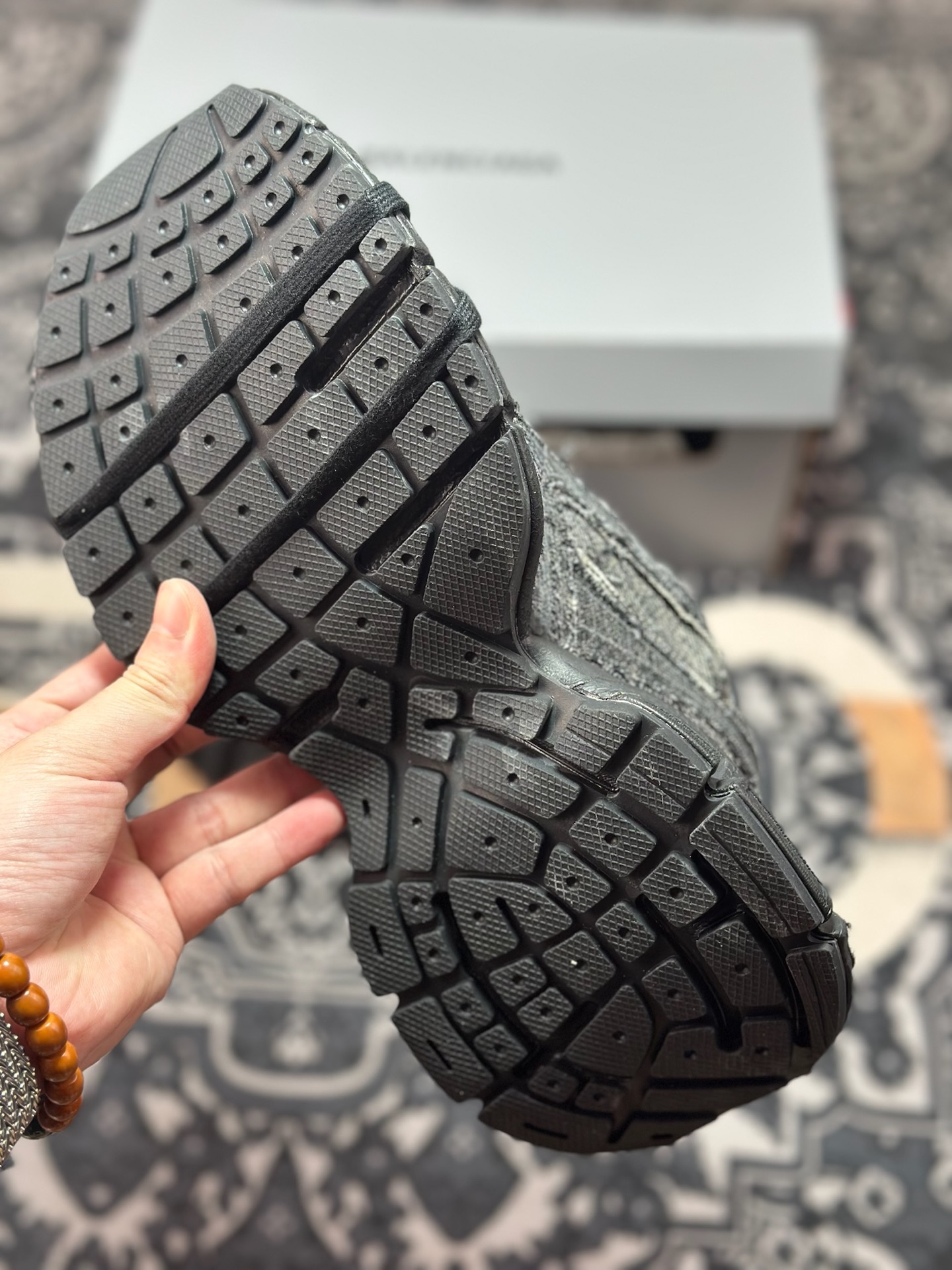 优选 原装级别 巴黎S家 3XL 牛仔布老爹鞋