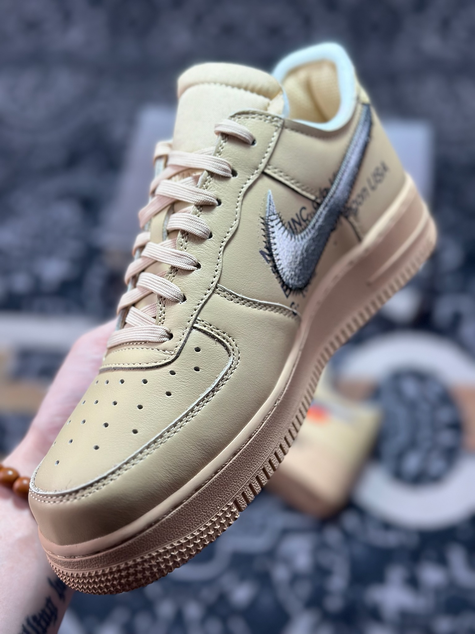 优选 原装级别 OFF-WHITE X NK Air Force 1 ” OW联名空军一号低帮板鞋 FD6900-200
