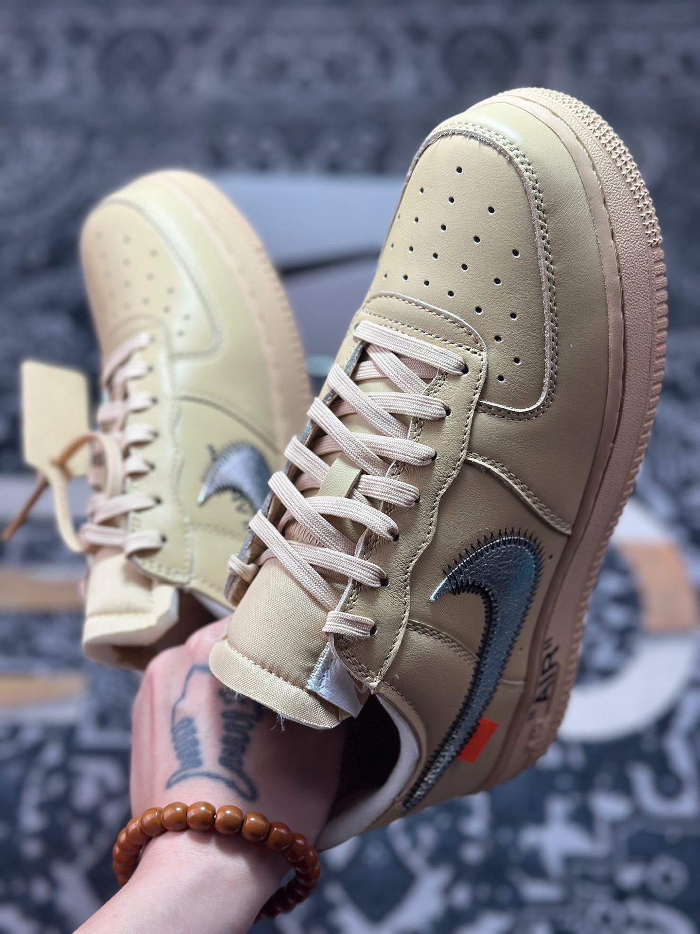 优选 原装级别 OFF-WHITE X NK Air Force 1 ” OW联名空军一号低帮板鞋 FD6900-200