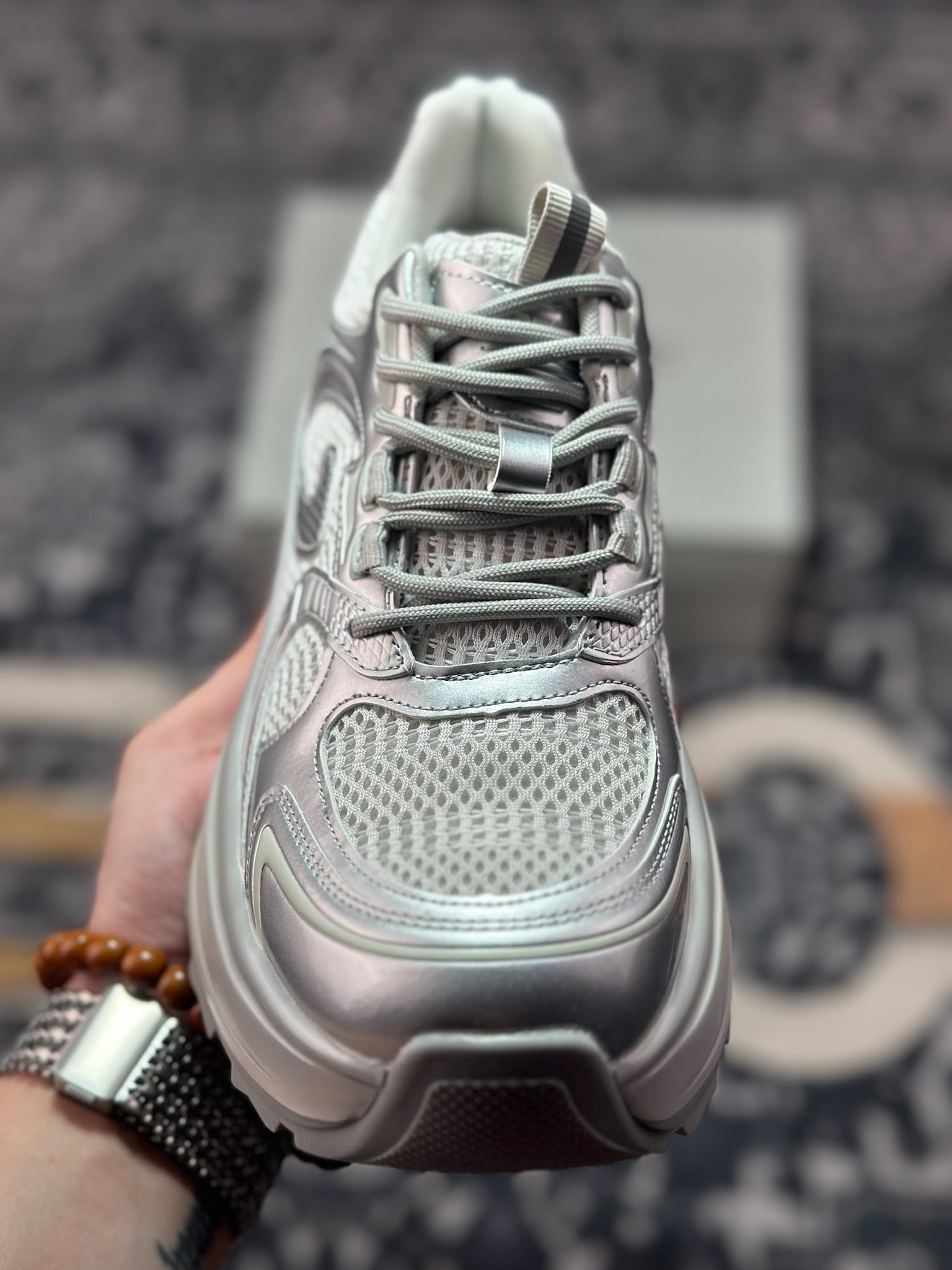 原装级别 新货GG-CC赵露思2025新款厚底增高休闲运动老爹鞋系列 #