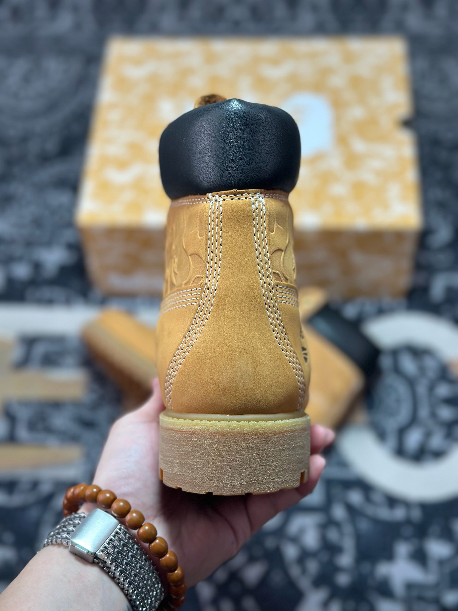 原装级别 新货#原装渠道 联名 Timberland x Bape x Undefeated 添柏岚/天伯伦 猿人头 不败 三方联名限量款卖爆了的经典联名款