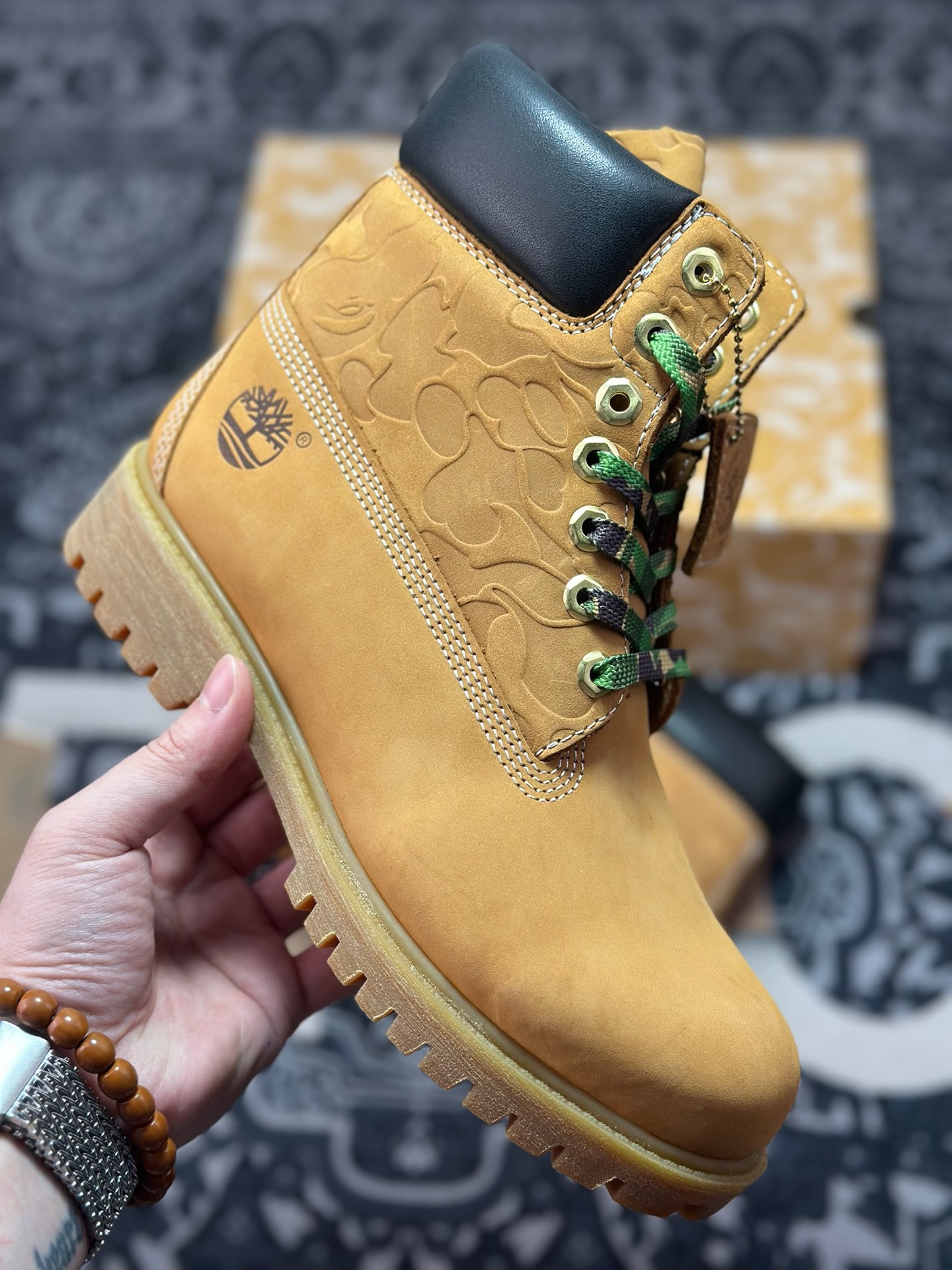 原装级别 新货#原装渠道 联名 Timberland x Bape x Undefeated 添柏岚/天伯伦 猿人头 不败 三方联名限量款卖爆了的经典联名款