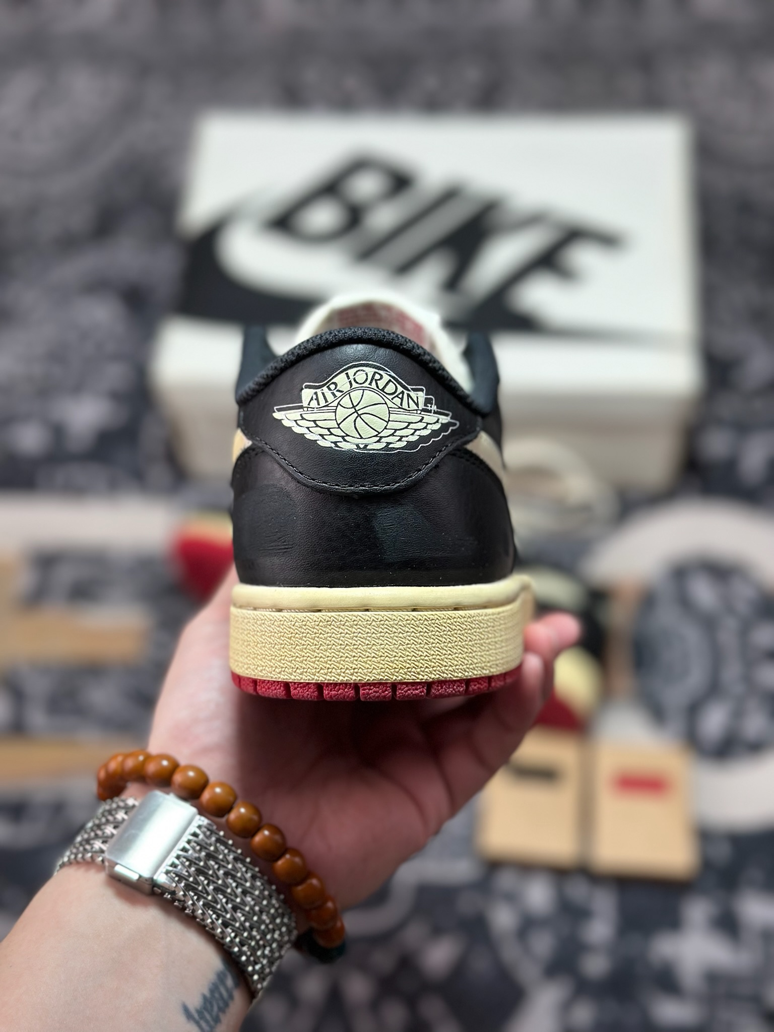 优选 原装级别 纯原 Nigel Sylvester x Jordan Air Jordan 1 Low OG Nitro ”Better With Time” 联名款 低帮休闲板鞋 IB8958-001