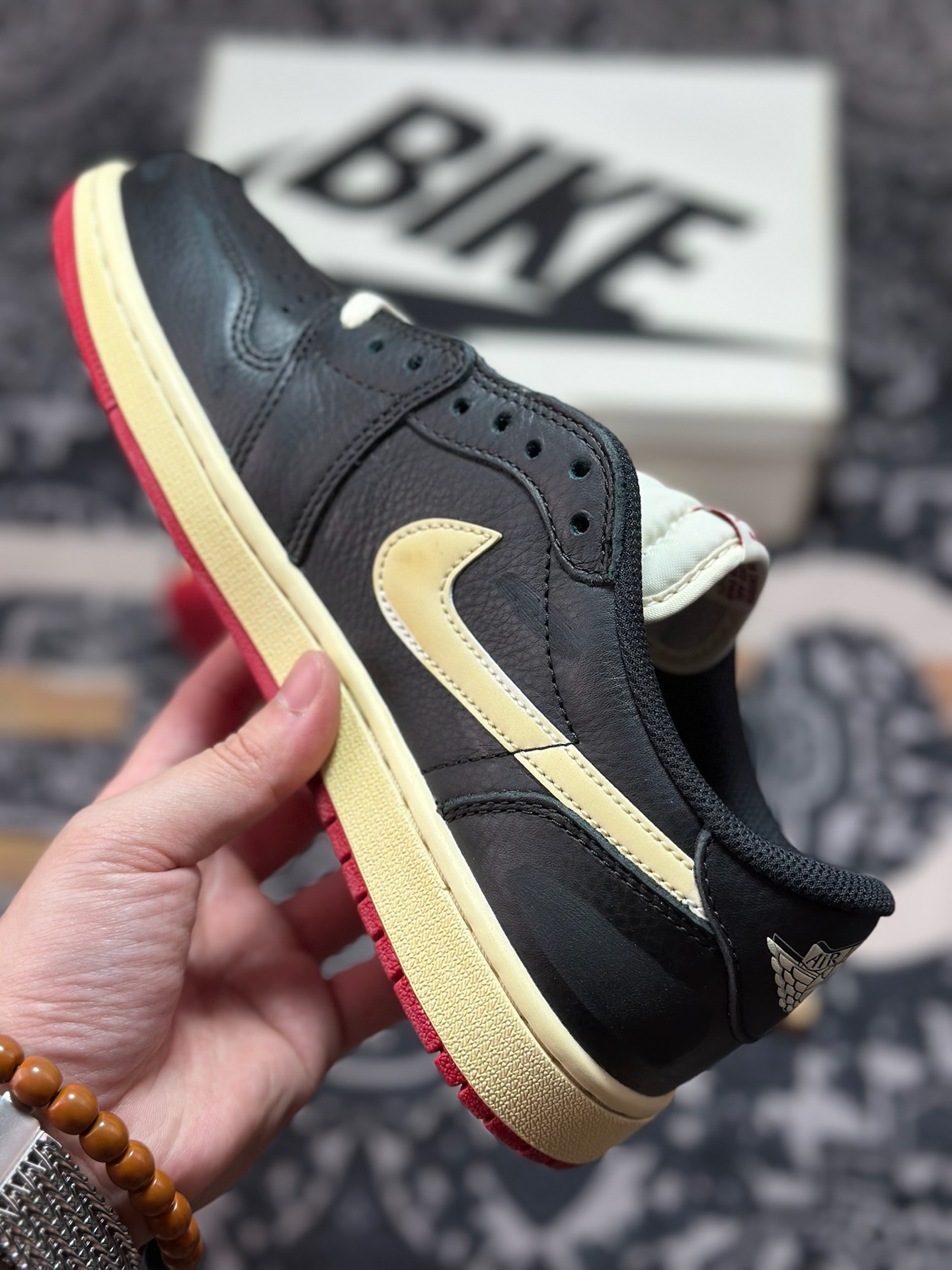 优选 原装级别 纯原 Nigel Sylvester x Jordan Air Jordan 1 Low OG Nitro ”Better With Time” 联名款 低帮休闲板鞋 IB8958-001
