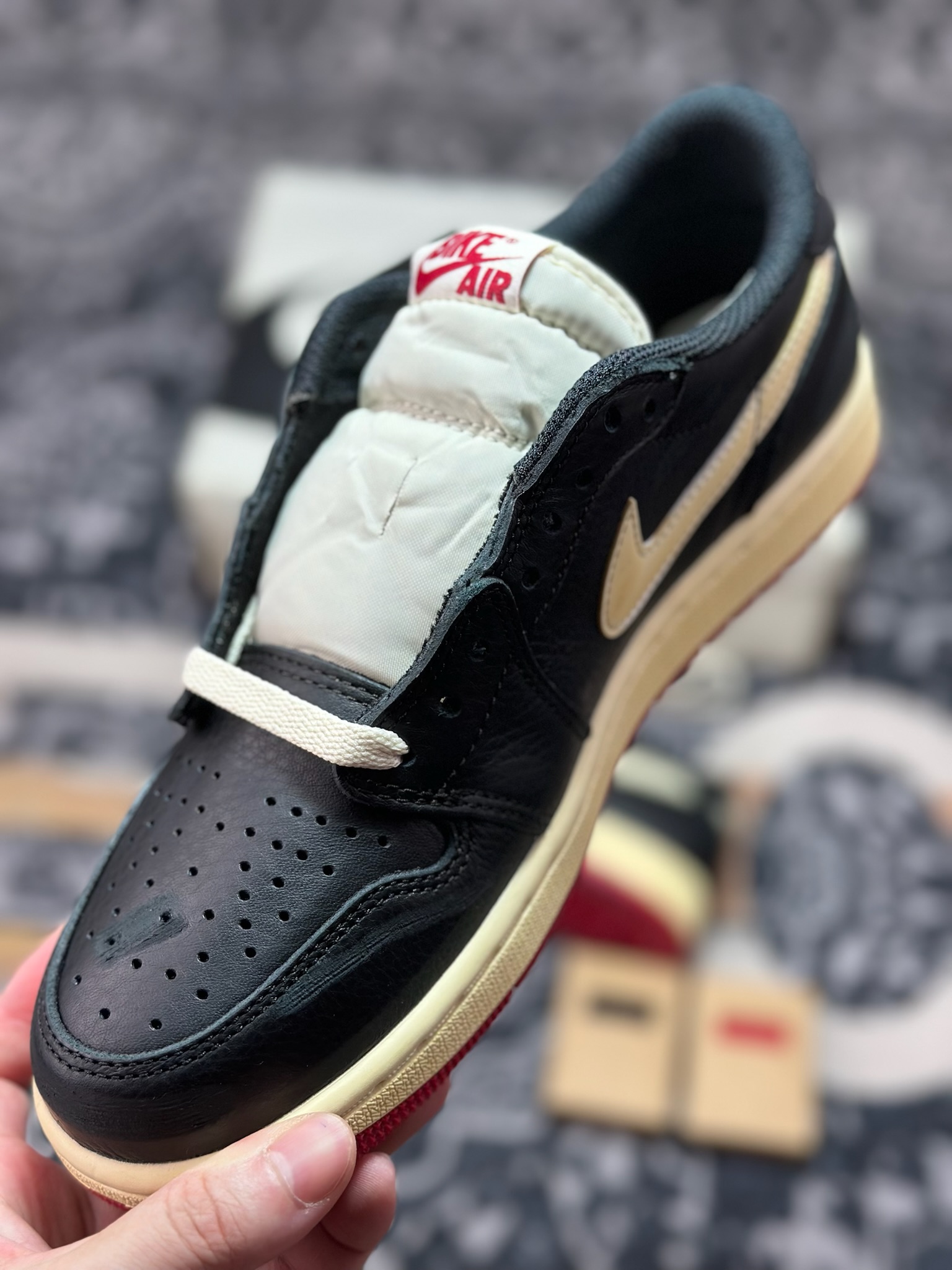 优选 原装级别 纯原 Nigel Sylvester x Jordan Air Jordan 1 Low OG Nitro ”Better With Time” 联名款 低帮休闲板鞋 IB8958-001