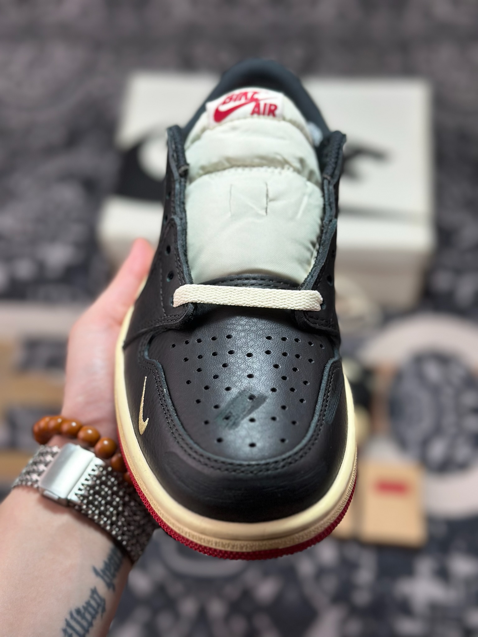 优选 原装级别 纯原 Nigel Sylvester x Jordan Air Jordan 1 Low OG Nitro ”Better With Time” 联名款 低帮休闲板鞋 IB8958-001