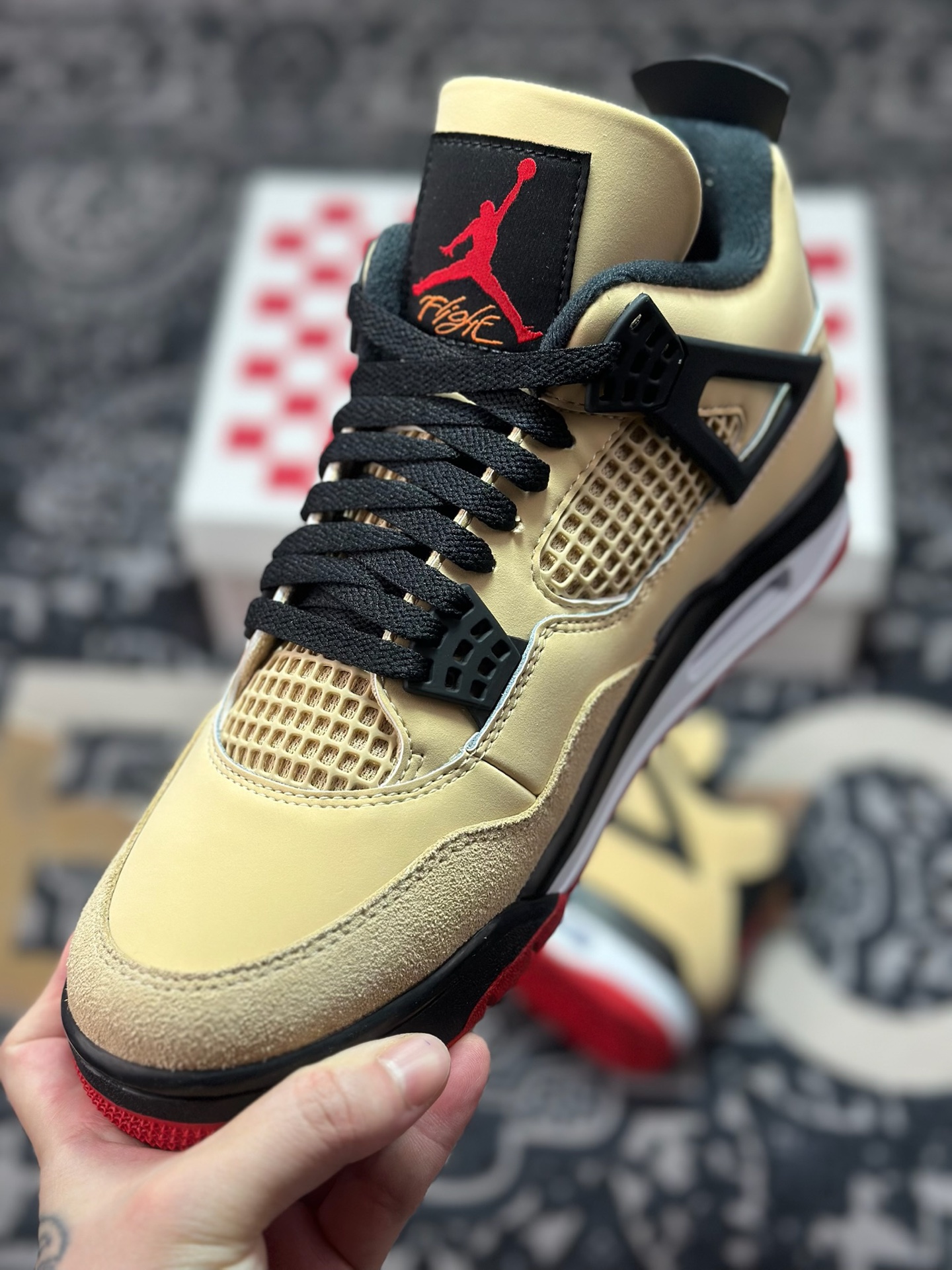 优选 原装级别 Air Jordan 4 ”Pizza” 黑棕 IH2094-200