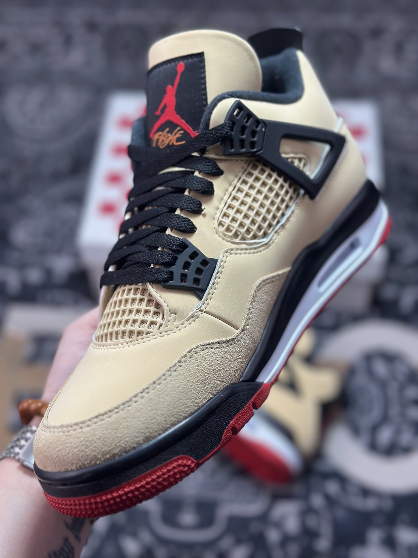 优选 原装级别 Air Jordan 4 ”Pizza” 黑棕 IH2094-200