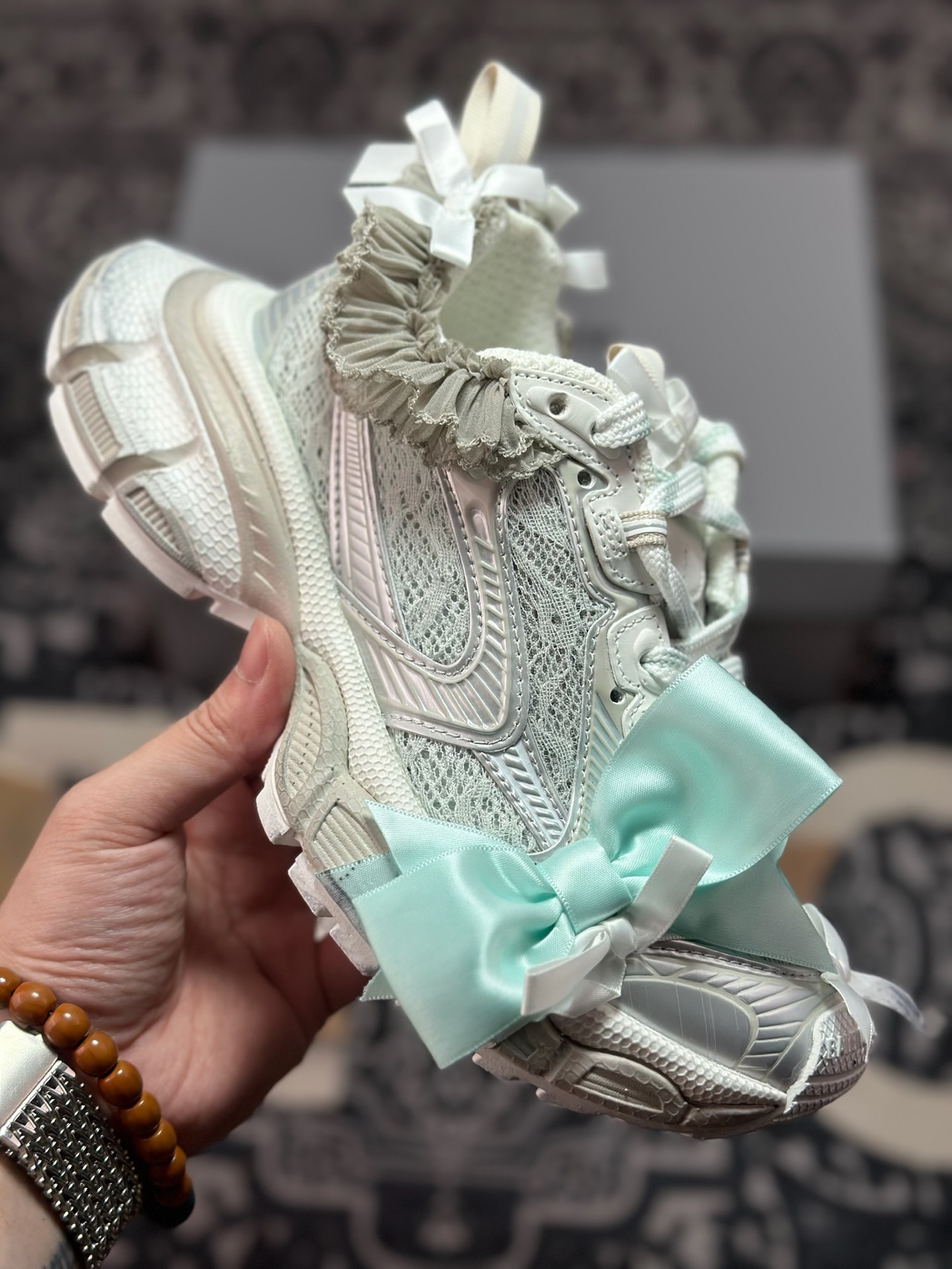 D2480 优选 原装级别 Balenciaga 巴黎世家 3XL Denim 复古老爹鞋