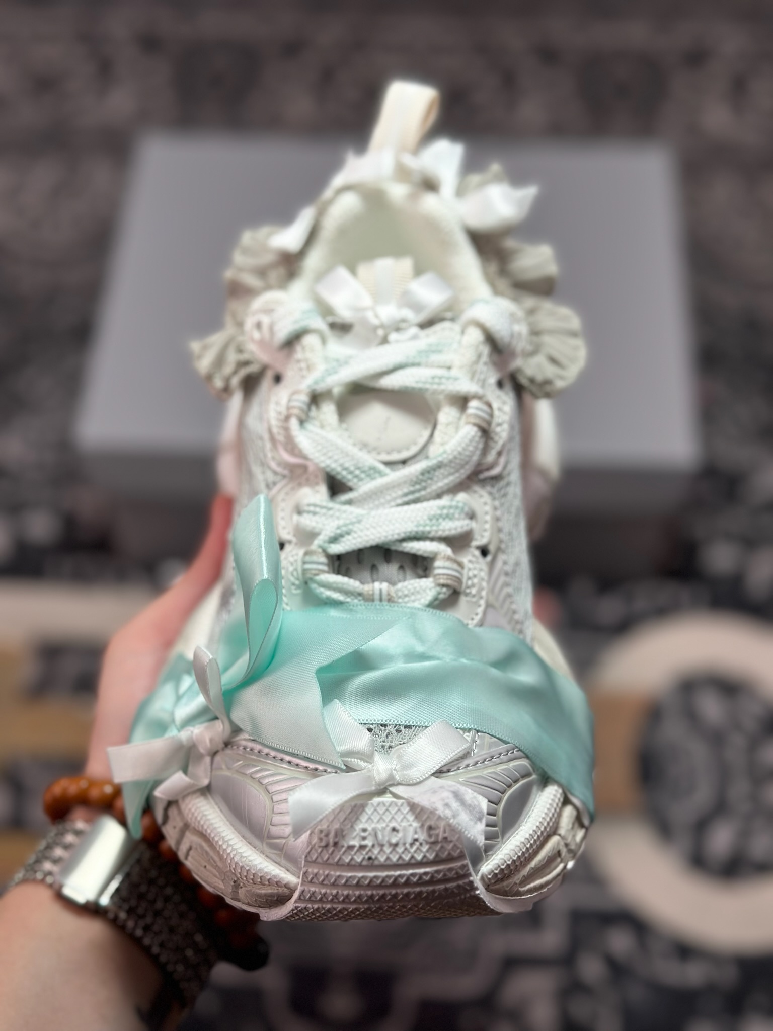 D2480 优选 原装级别 Balenciaga 巴黎世家 3XL Denim 复古老爹鞋