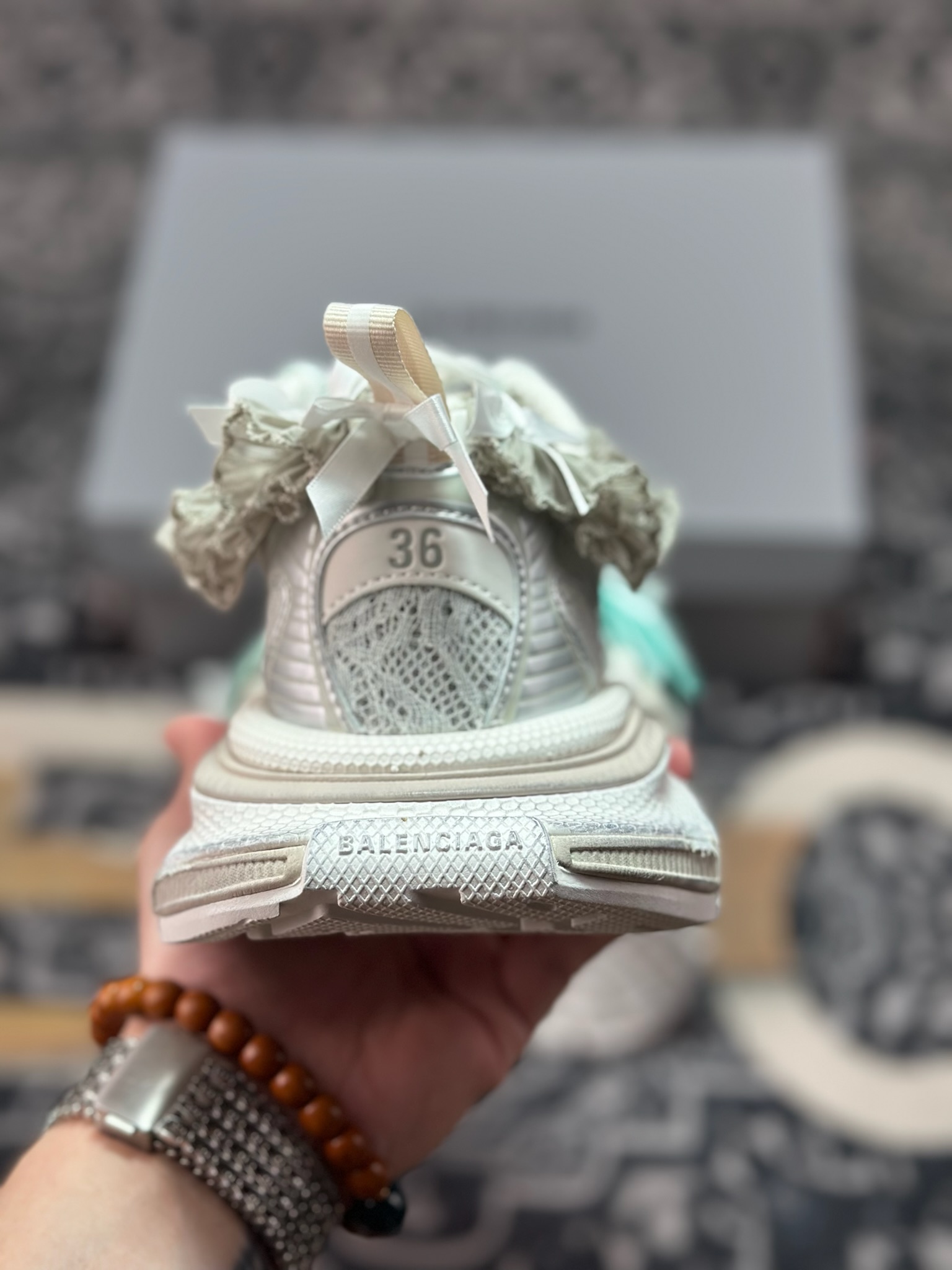 D2480 优选 原装级别 Balenciaga 巴黎世家 3XL Denim 复古老爹鞋