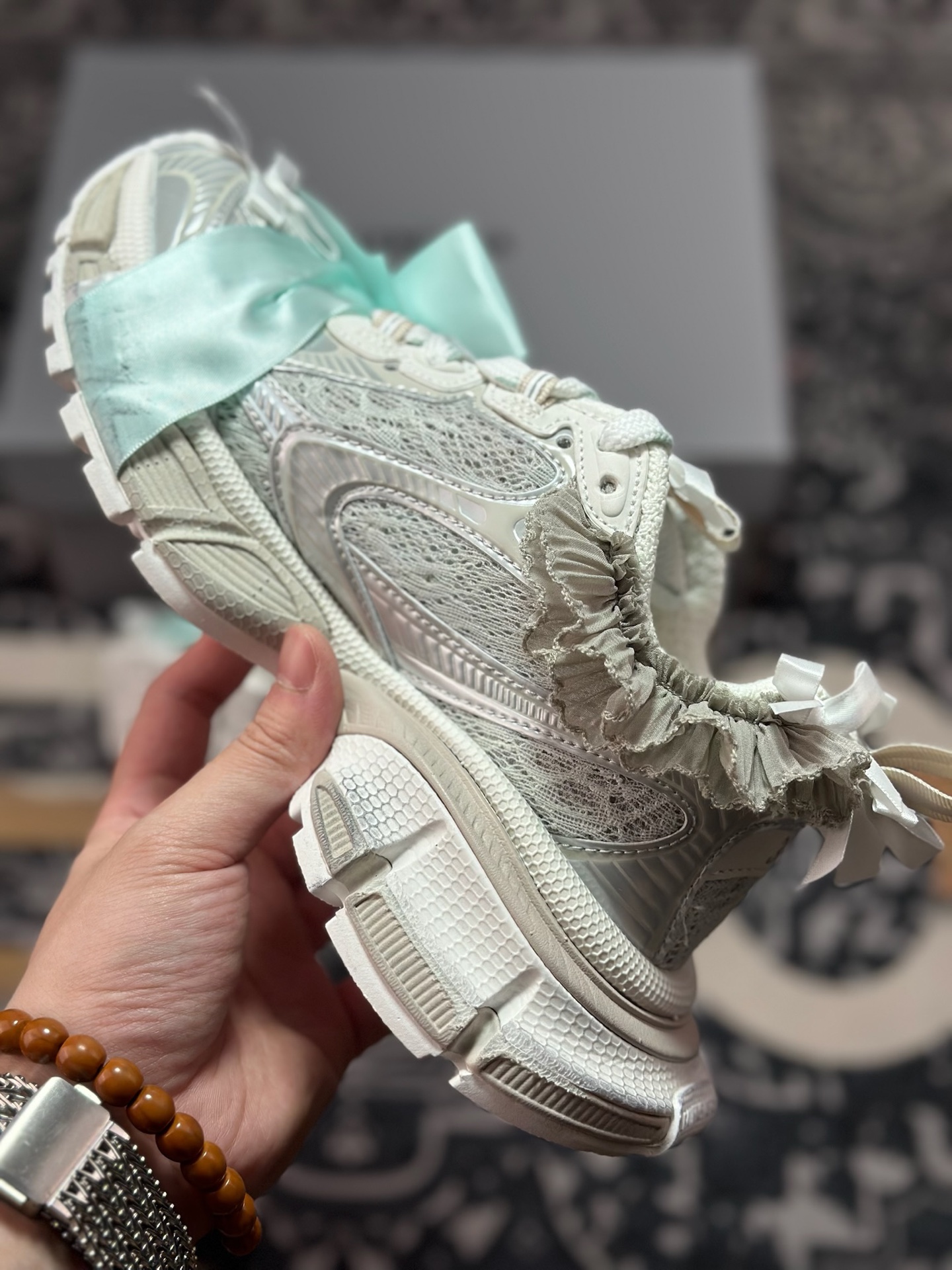 D2480 优选 原装级别 Balenciaga 巴黎世家 3XL Denim 复古老爹鞋