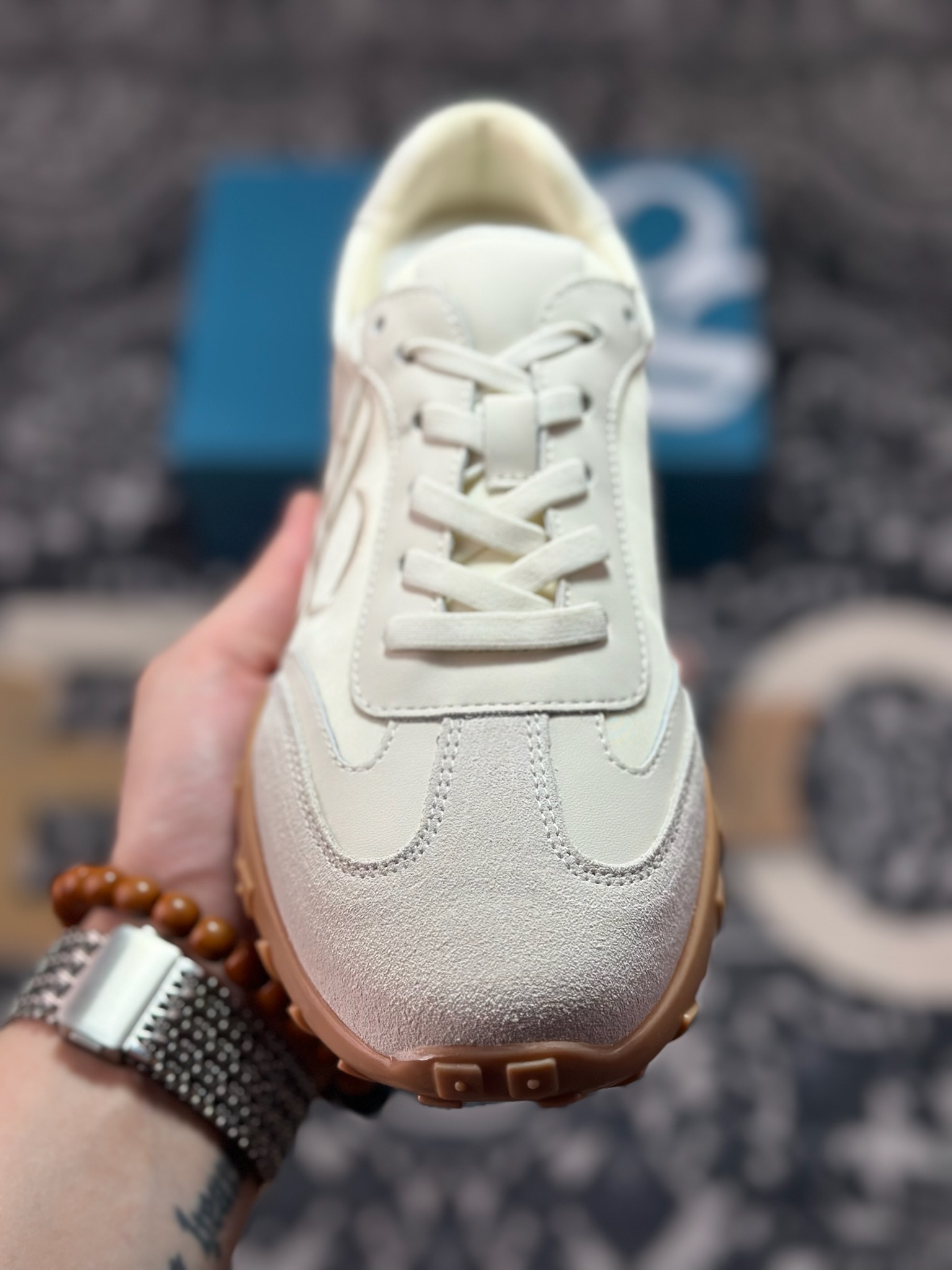 A9220 joypeace 小彩蛋 city walk选手 时尚单品 精美花纹刺绣 防滑棋盘厚底 德训鞋 阿甘鞋低帮生活休闲鞋