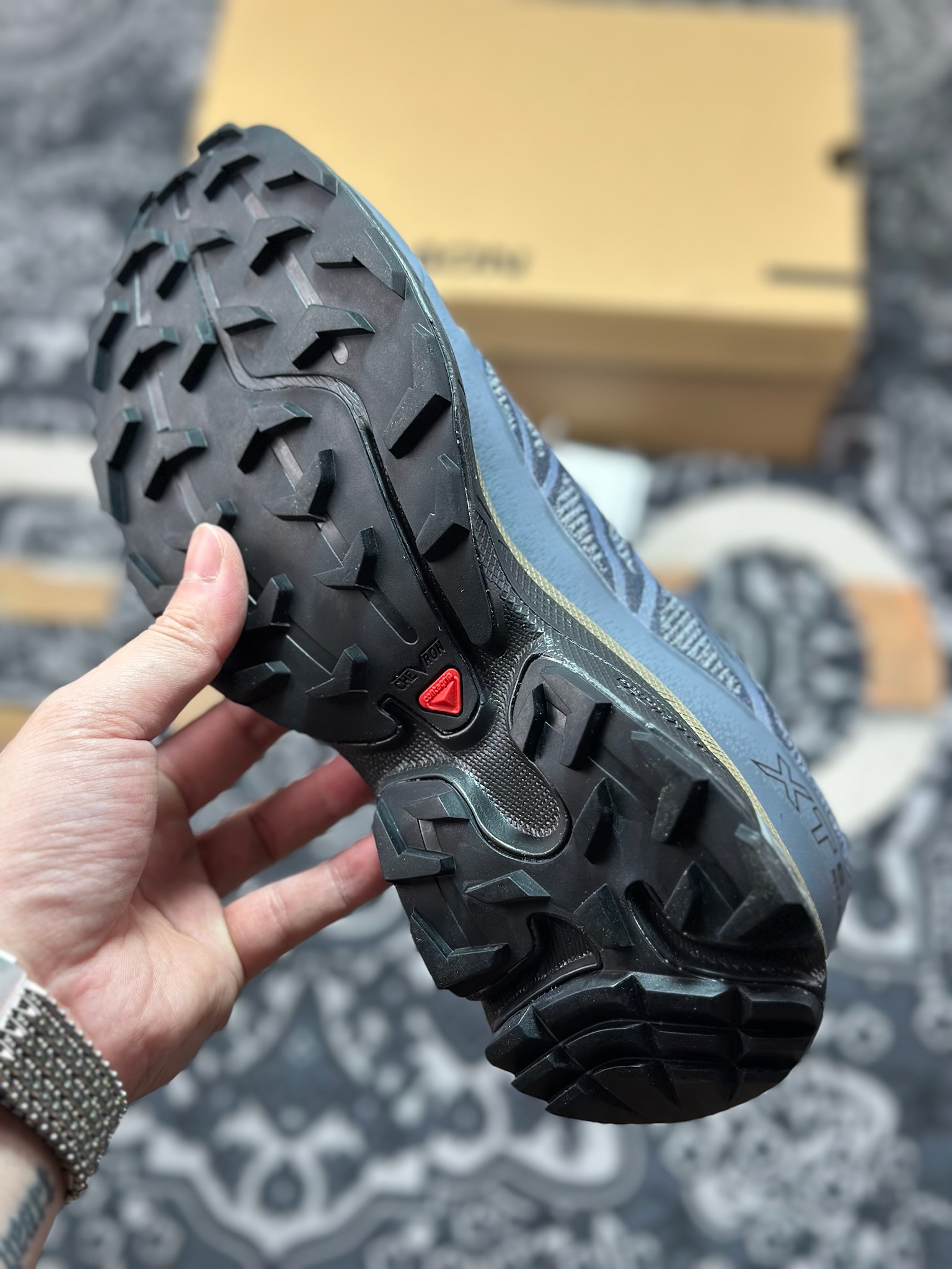 C2350 优选 原装级别 绿X版 XT-6 复古潮流户外机能登山 深夜蓝配色 478739