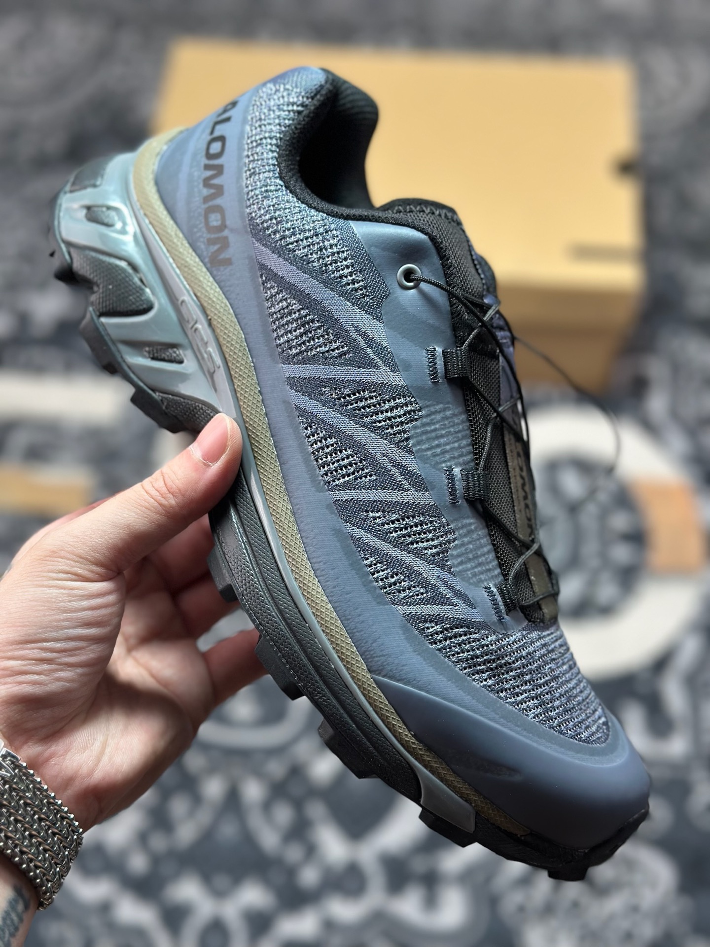 C2350 优选 原装级别 绿X版 XT-6 复古潮流户外机能登山 深夜蓝配色 478739