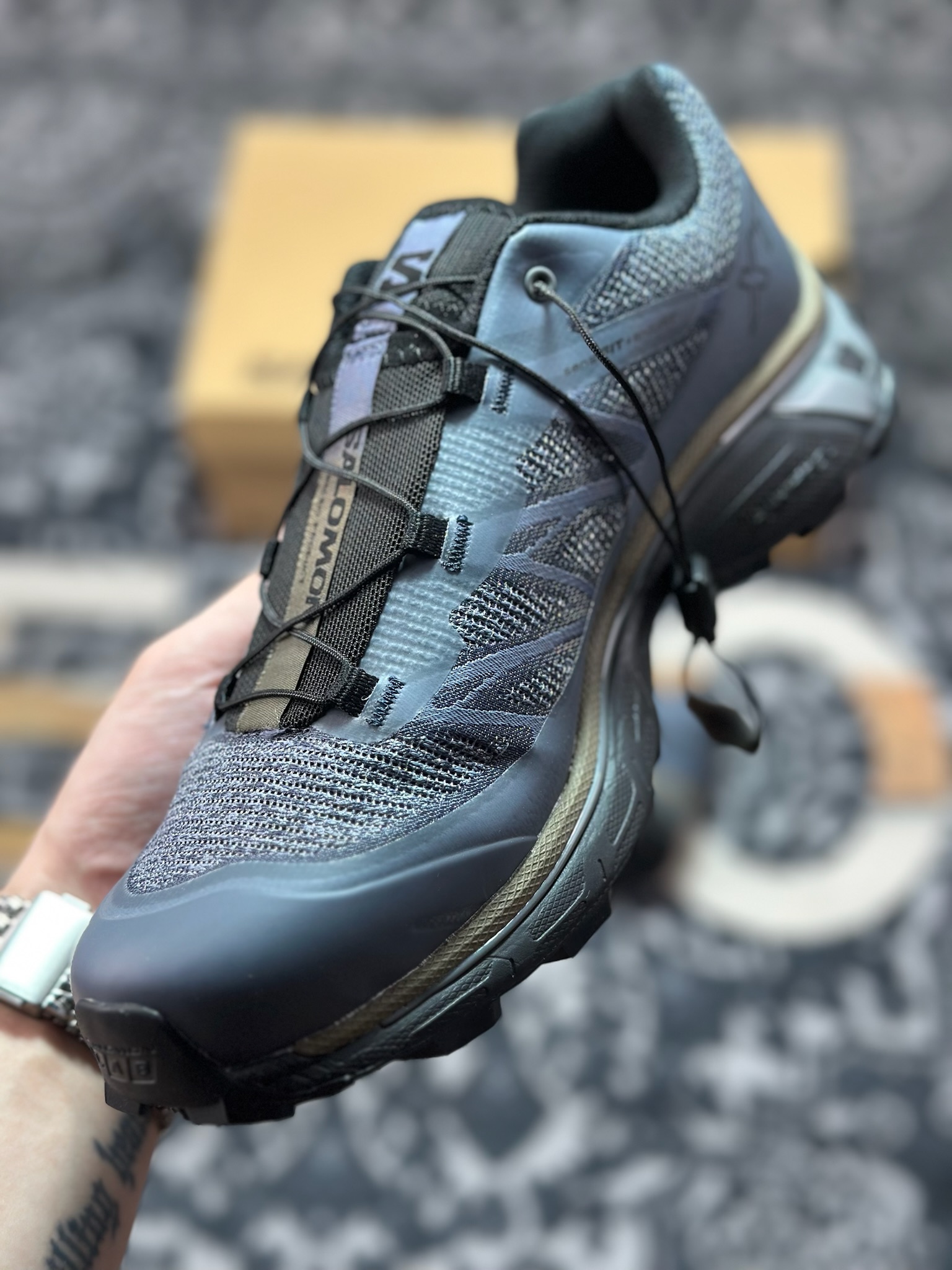 C2350 优选 原装级别 绿X版 XT-6 复古潮流户外机能登山 深夜蓝配色 478739