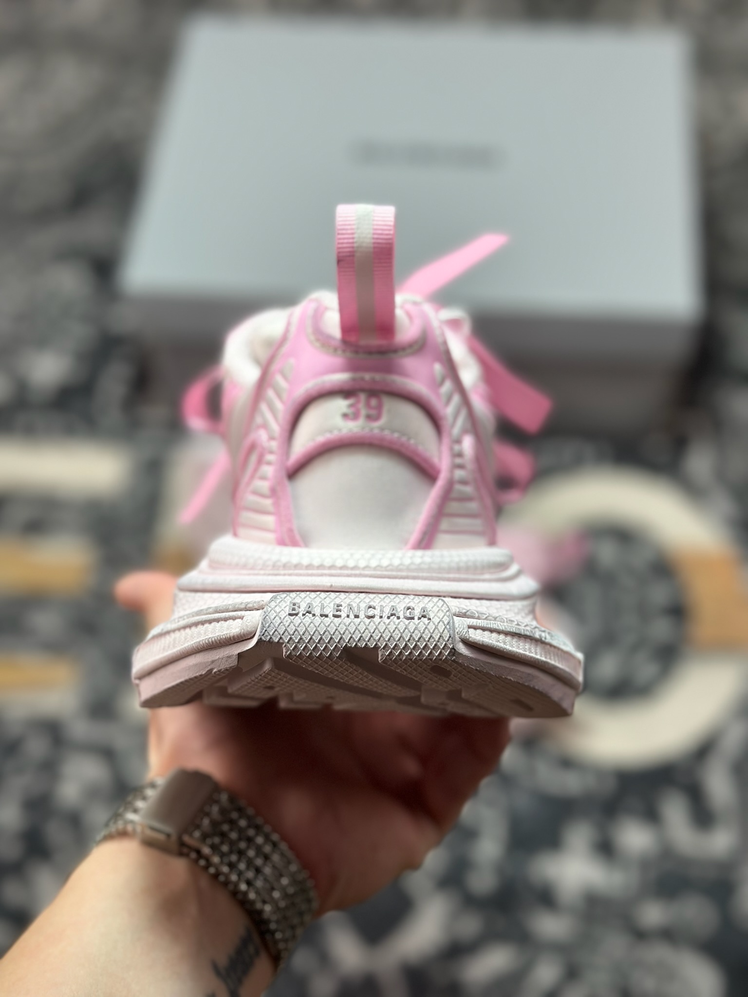 C6420 优选 原装级别 Balenciaga 巴黎世家 3XL Satin Bows 复古老爹鞋 734731