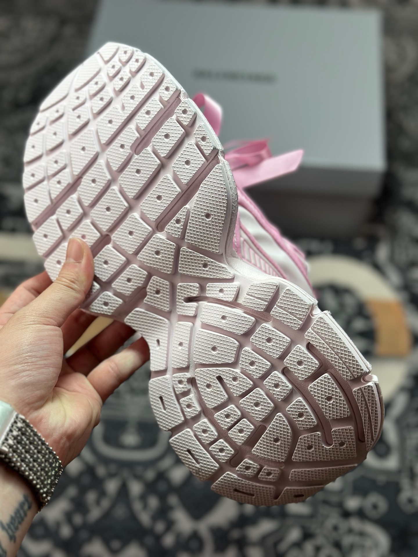 C6420 优选 原装级别 Balenciaga 巴黎世家 3XL Satin Bows 复古老爹鞋 734731