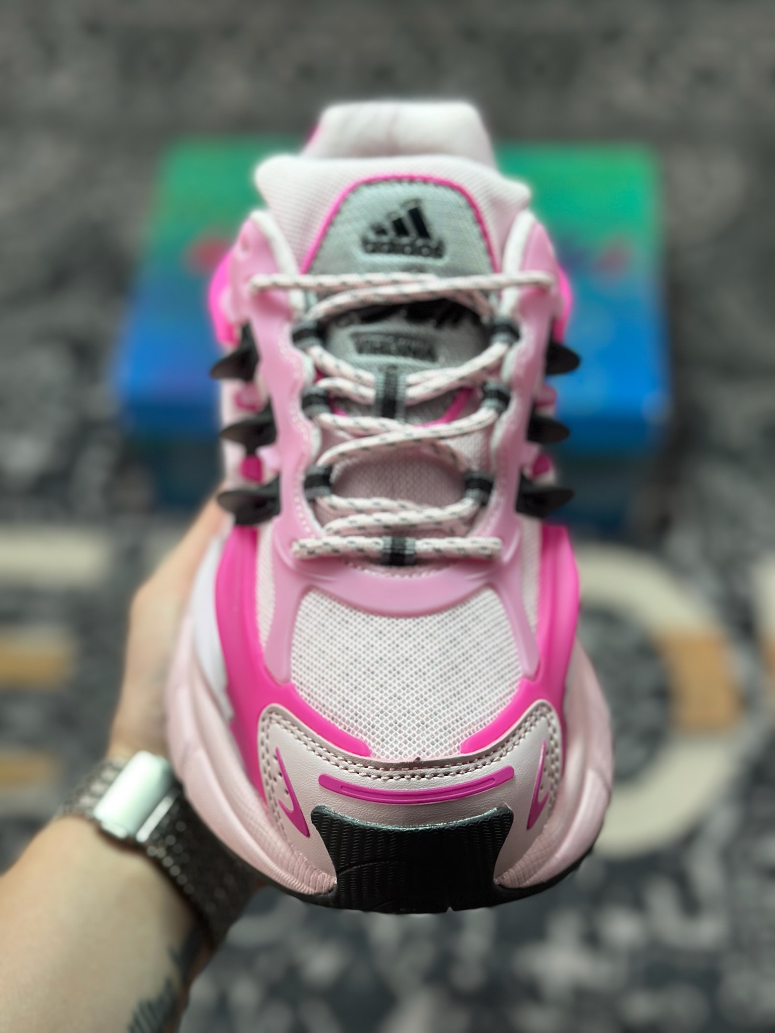 B7300 原装级别 外贸爆款 Pharrell x AD Adistar Jellyfish 联名款低帮复古风老爹鞋 JP9273