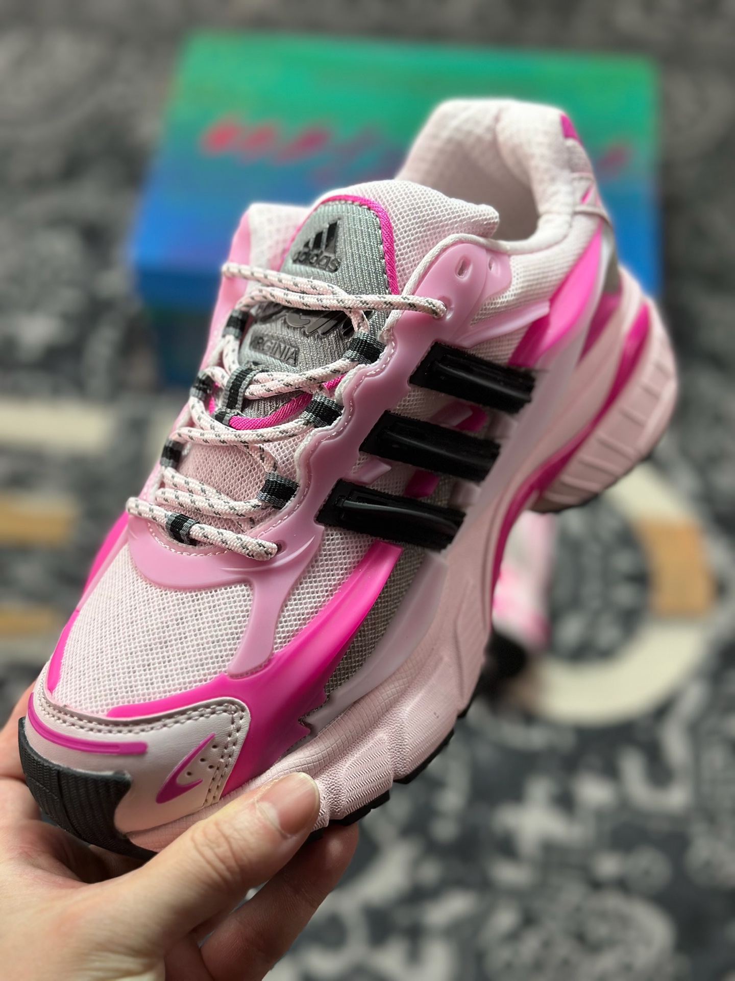 B7300 原装级别 外贸爆款 Pharrell x AD Adistar Jellyfish 联名款低帮复古风老爹鞋 JP9273