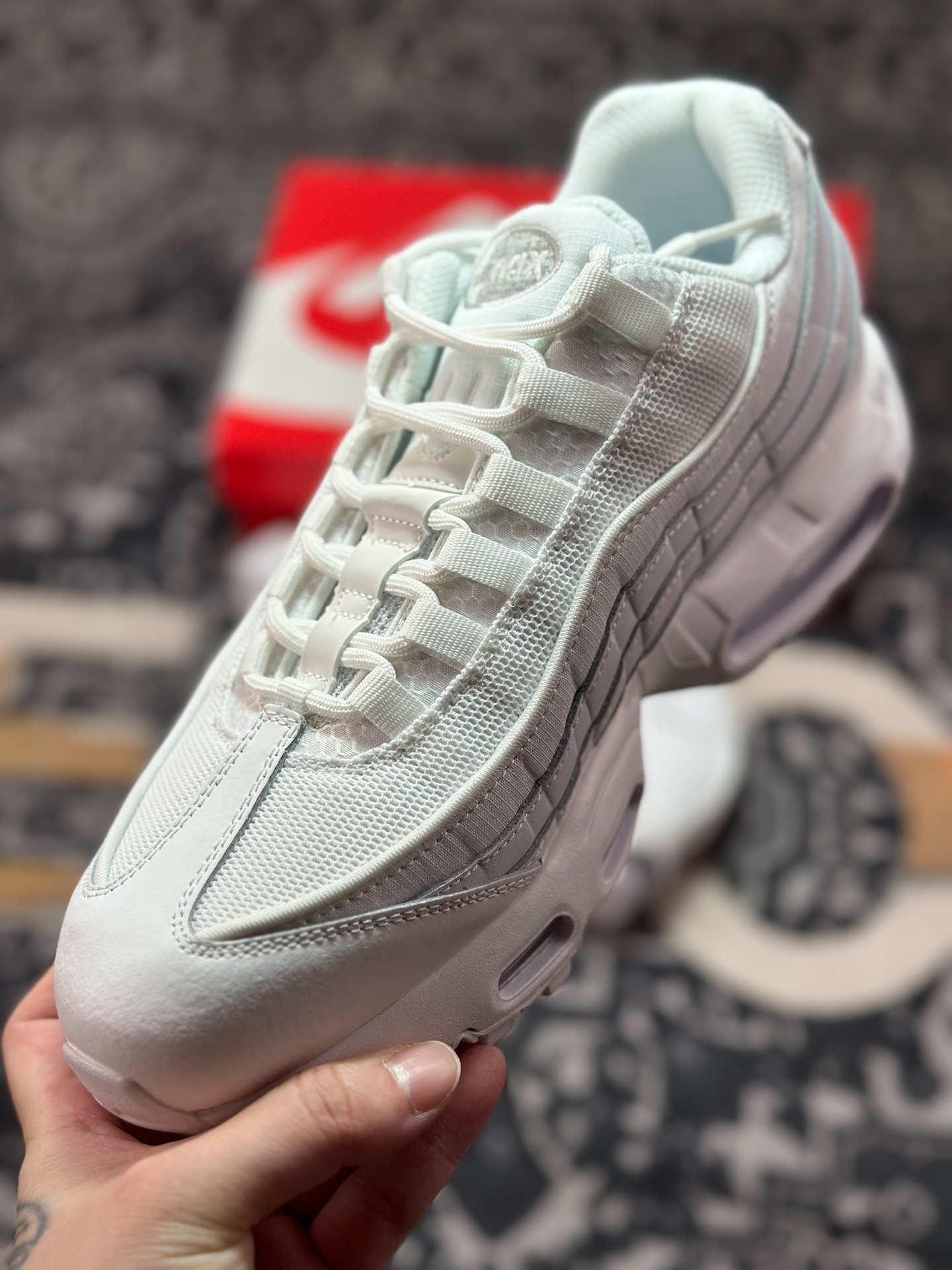 原装级别 外贸跑量专供 NK Air 95 低帮休闲运动板鞋 CT1268-100 运动休闲鞋