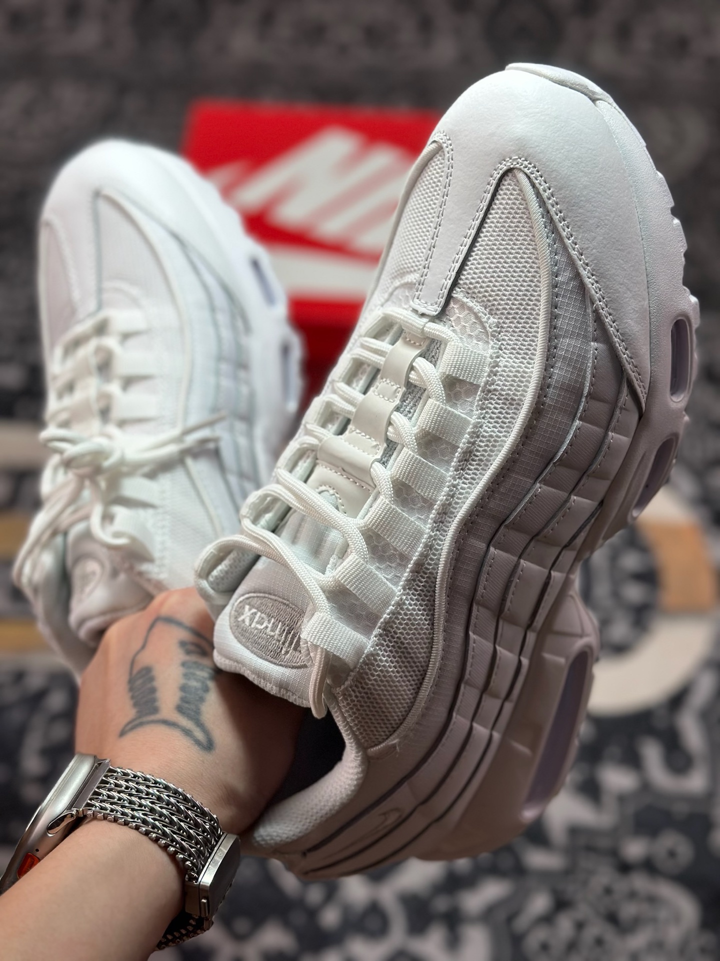 原装级别 外贸跑量专供 NK Air 95 低帮休闲运动板鞋 CT1268-100 运动休闲鞋