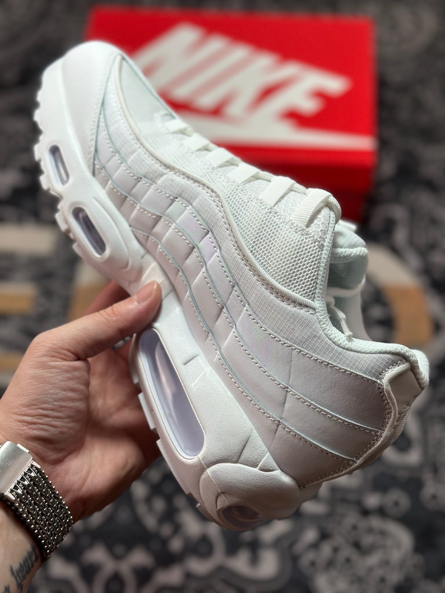 原装级别 外贸跑量专供 NK Air 95 低帮休闲运动板鞋 CT1268-100 运动休闲鞋