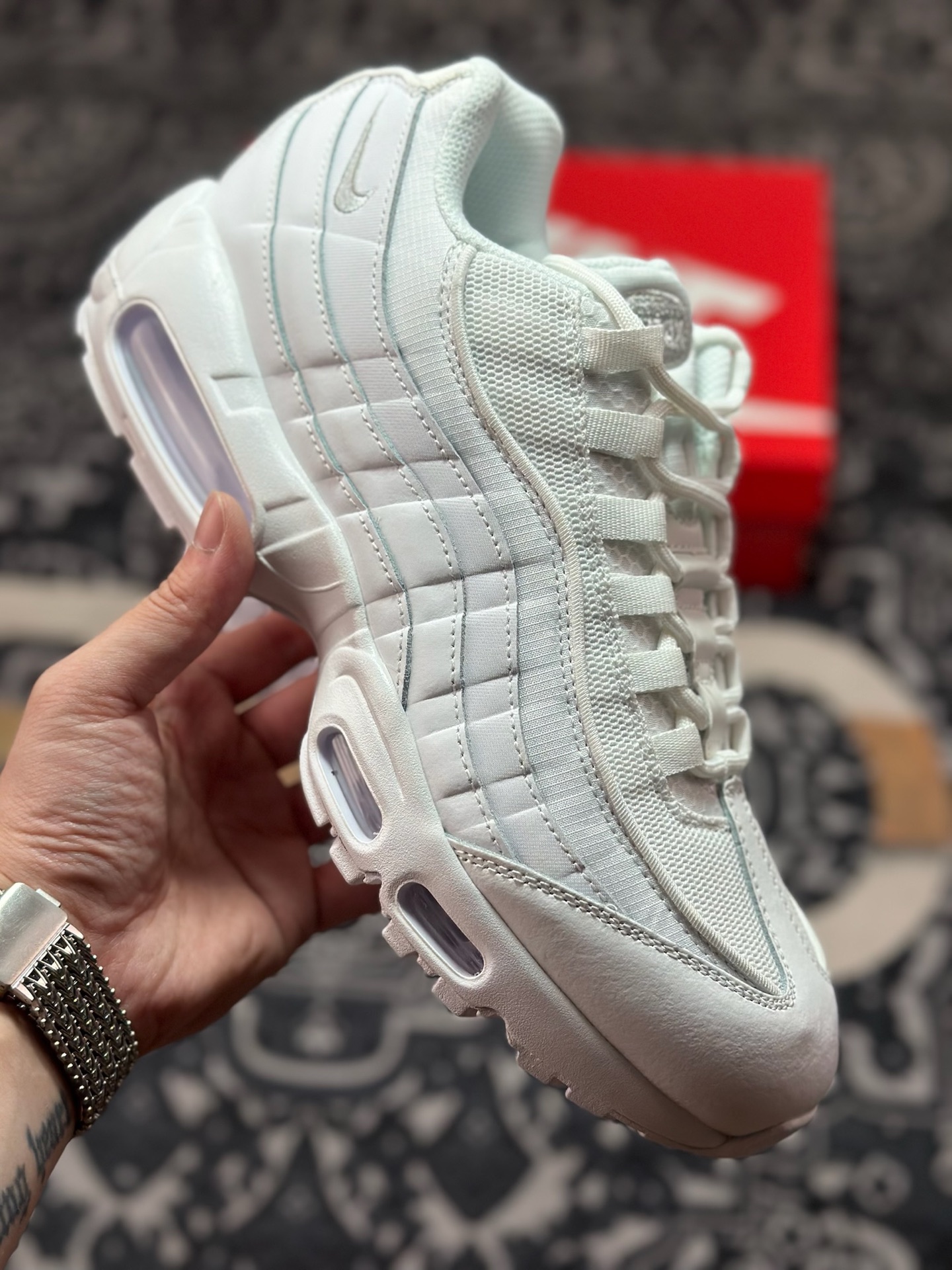 原装级别 外贸跑量专供 NK Air 95 低帮休闲运动板鞋 CT1268-100 运动休闲鞋