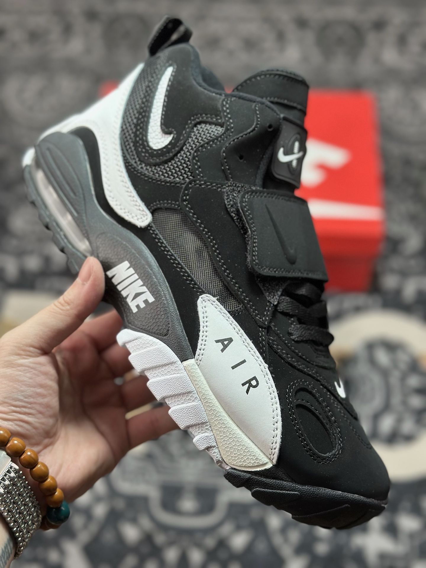 原装级别 Nike Sportswear Air Speed Turf 加速实验系列复古气垫篮球鞋 525225-011