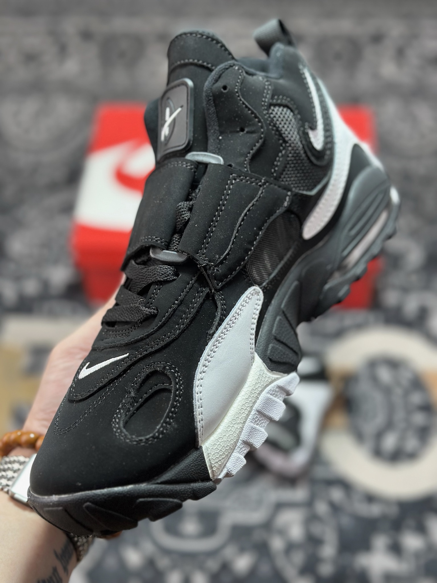 原装级别 Nike Sportswear Air Speed Turf 加速实验系列复古气垫篮球鞋 525225-011