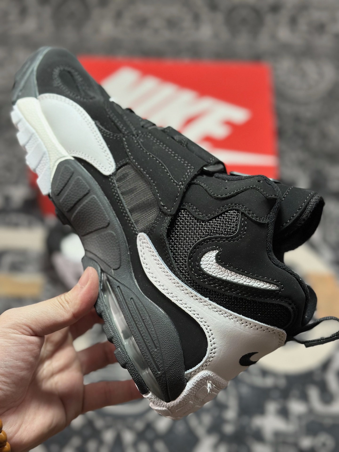 原装级别 Nike Sportswear Air Speed Turf 加速实验系列复古气垫篮球鞋 525225-011