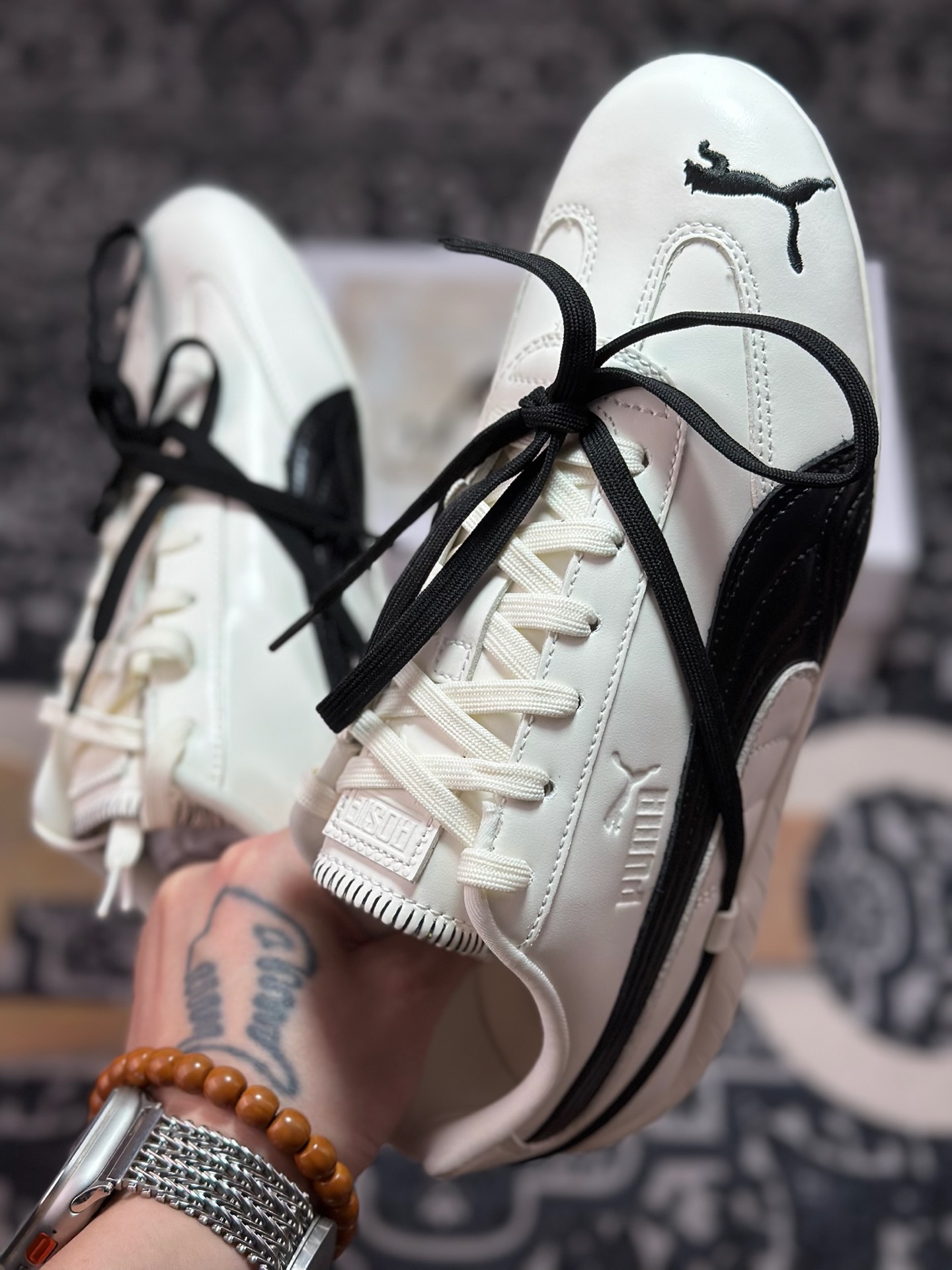 优选 原装级别 Rose x Puma Speedcat 联名款 极速赛车系列彪马低帮生活休闲鞋 404390-01