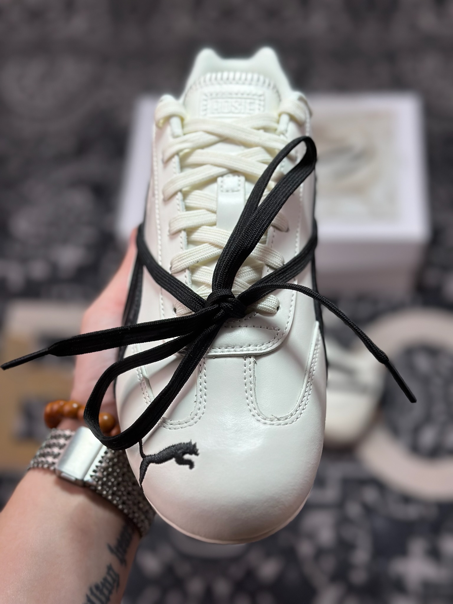 优选 原装级别 Rose x Puma Speedcat 联名款 极速赛车系列彪马低帮生活休闲鞋 404390-01