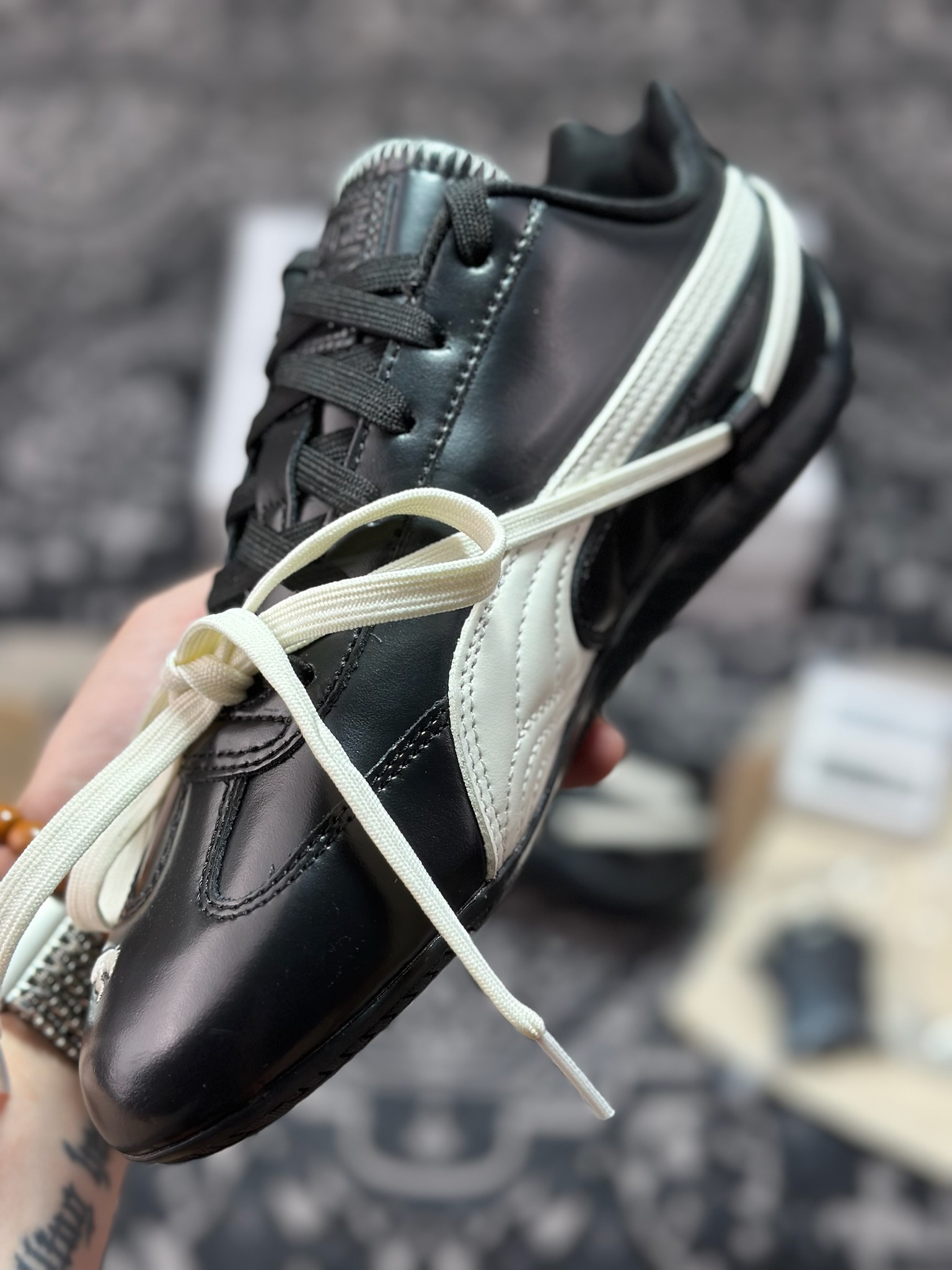 优选 原装级别 Rose x Puma Speedcat 联名款 极速赛车系列彪马低帮生活休闲鞋 404391-01