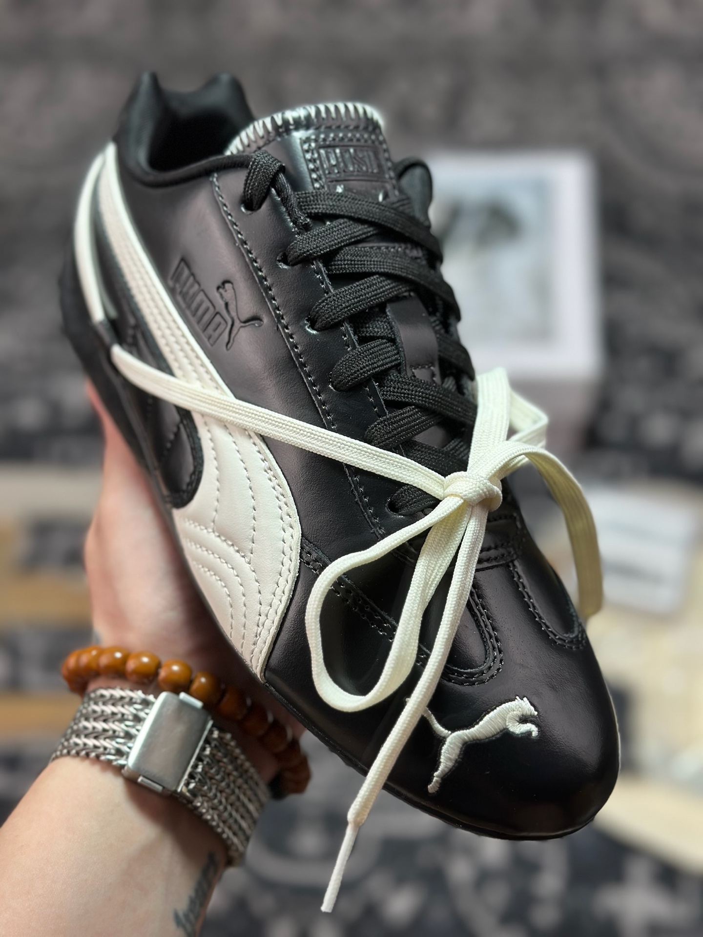 优选 原装级别 Rose x Puma Speedcat 联名款 极速赛车系列彪马低帮生活休闲鞋 404391-01