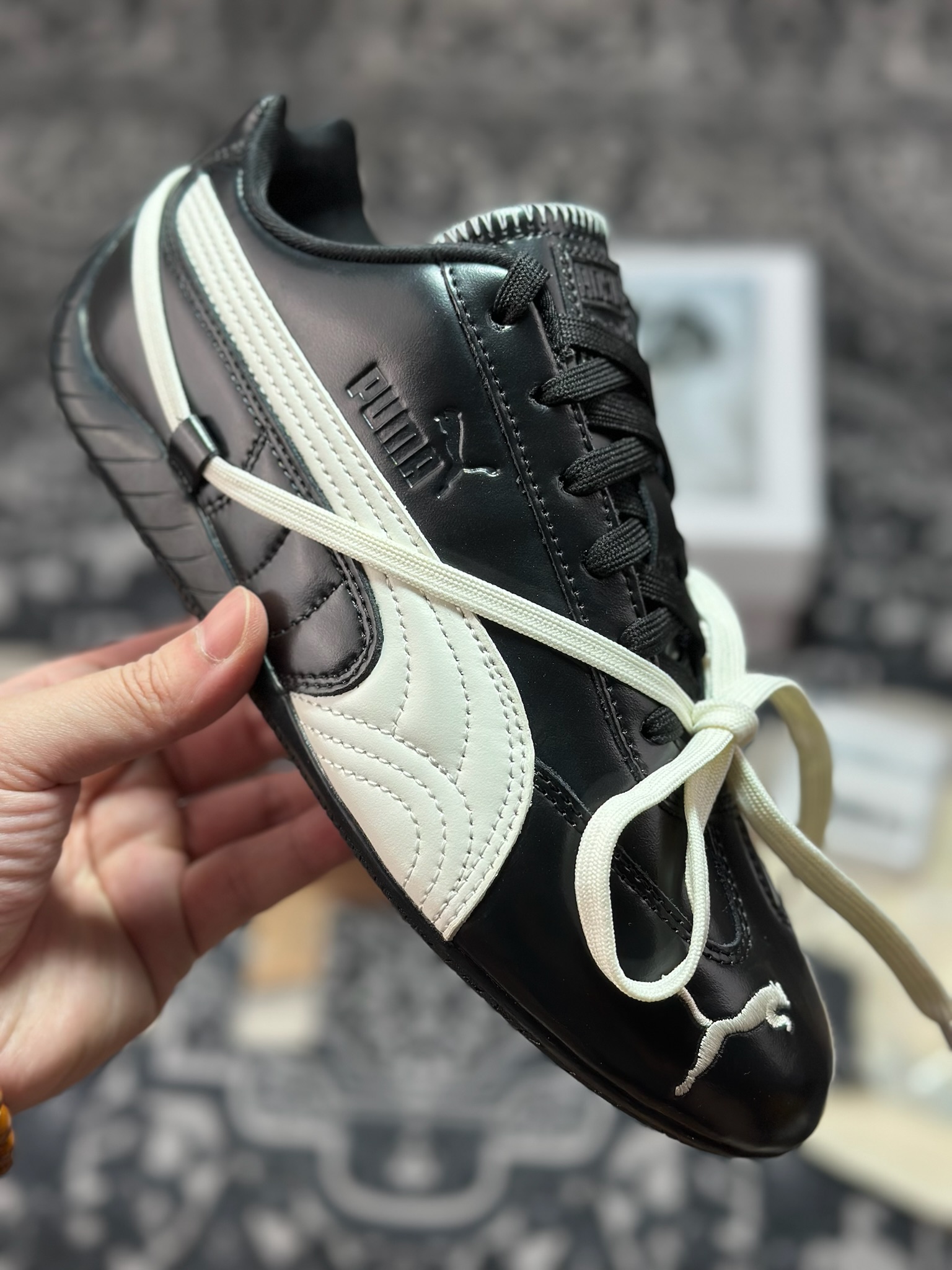 优选 原装级别 Rose x Puma Speedcat 联名款 极速赛车系列彪马低帮生活休闲鞋 404391-01